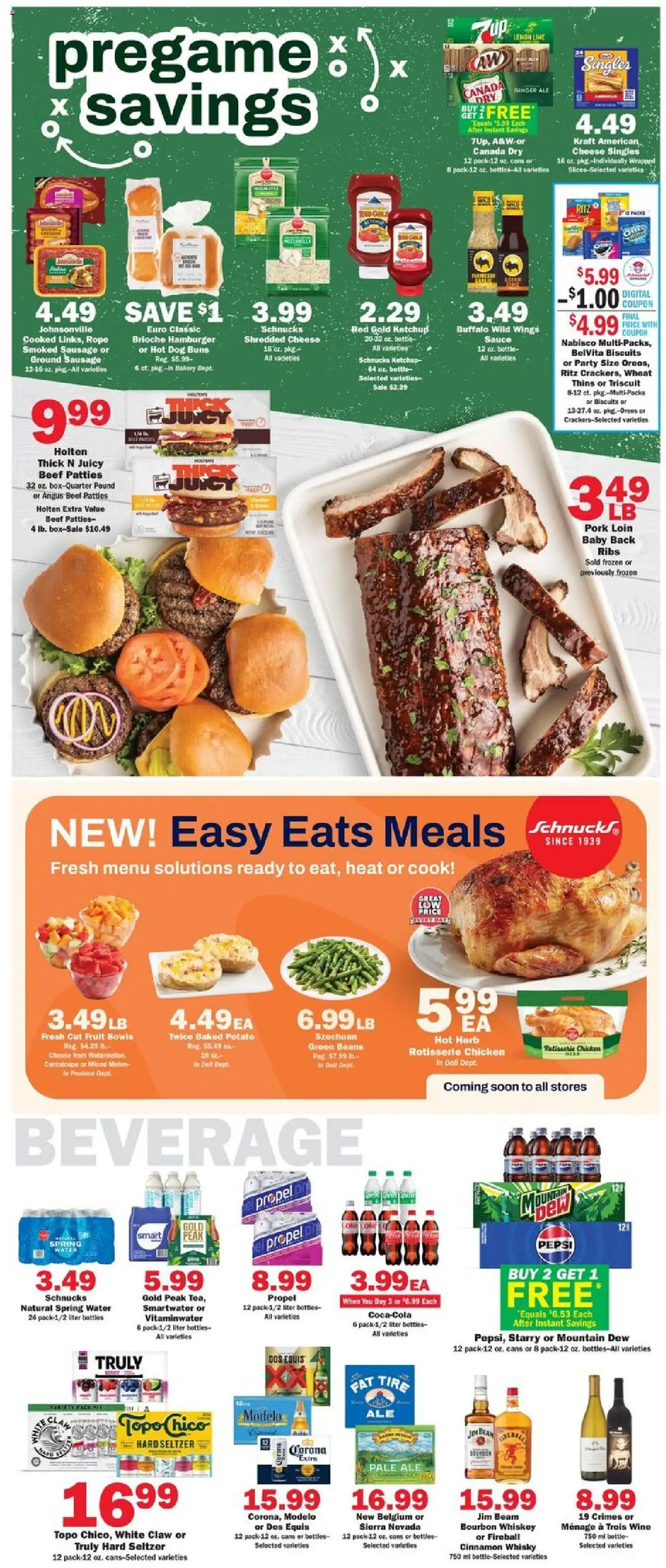 Schnucks Weekly Print Ad - IN - valid from 10.09.2025 | Page: 3 | Products: Ginger, Tire, Whiskey, Sausage