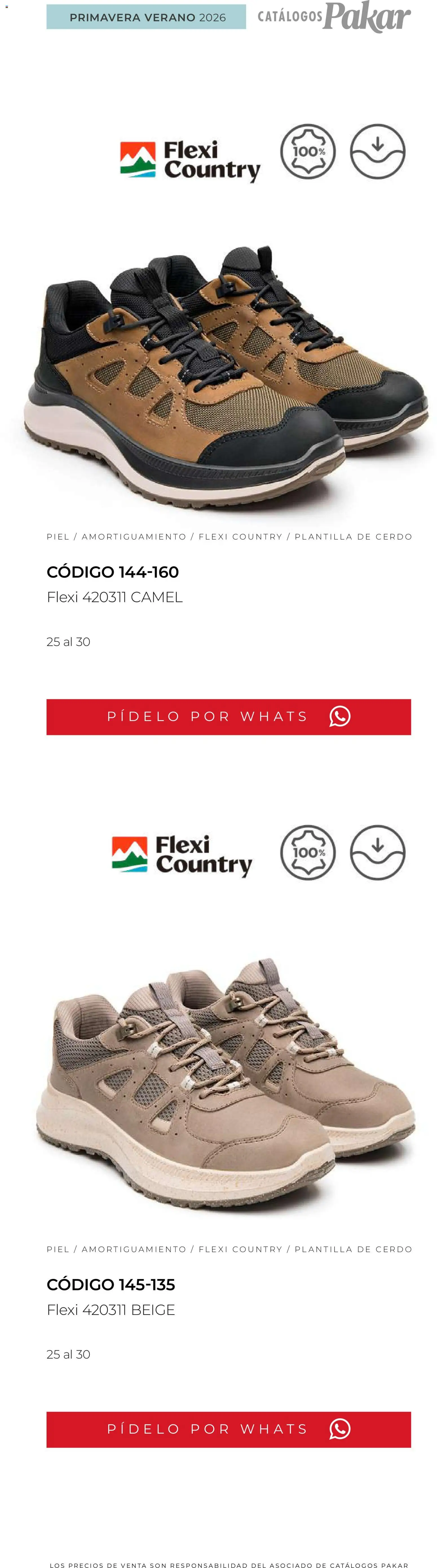 Nuevas ofertas de SC Pakar válidas en toda la República Mexicana desde el 04.03.2026. ¡Encuentra las mejores ofertas en SC Pakar catálogo Flexi PV26! | Página: 187 | Productos: Cerdo