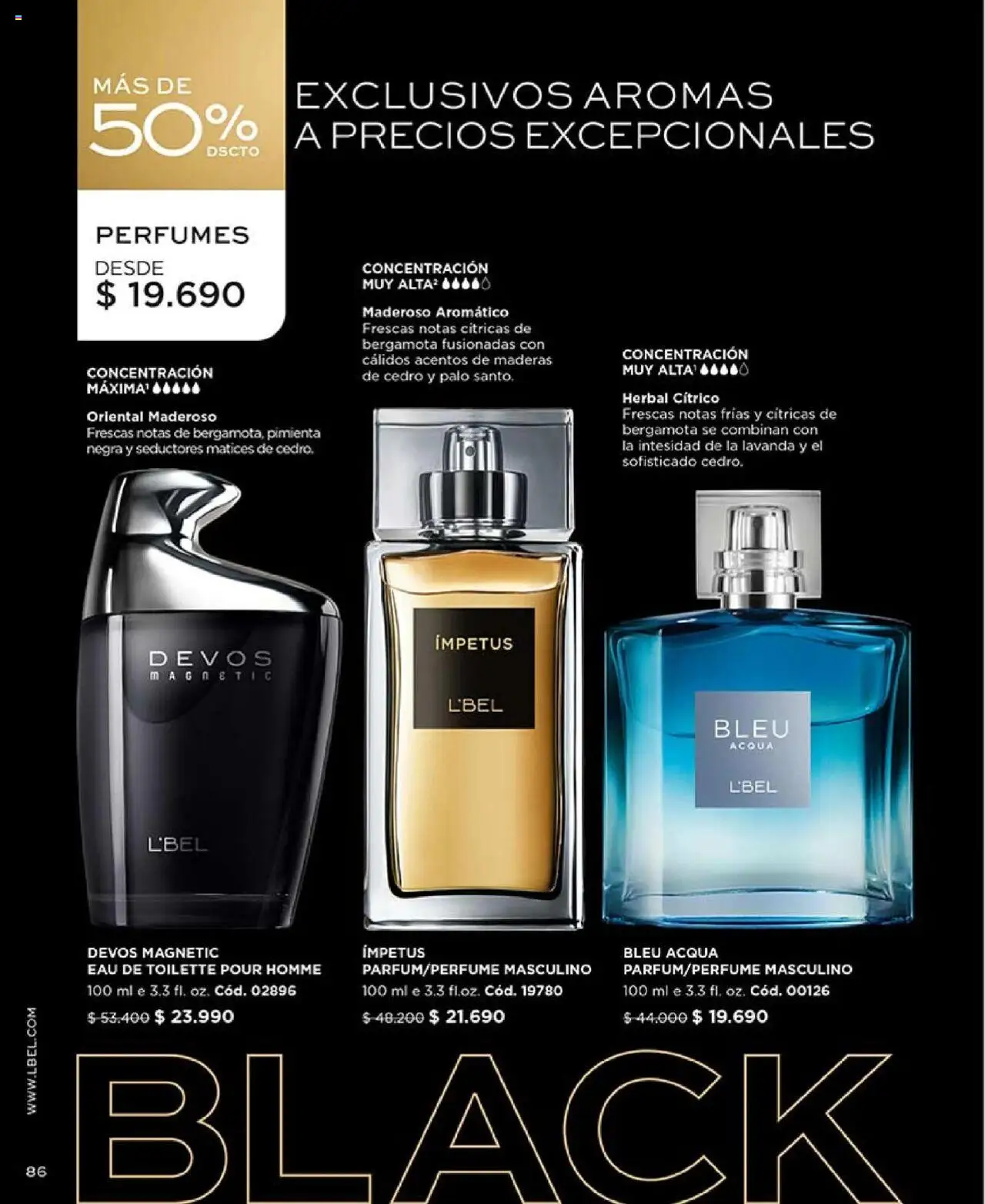 Catálogo L'Bel Campaña 16 │ válido desde el 24.09.2025 | Página: 86 | Productos: Pimienta, Eau de toilette