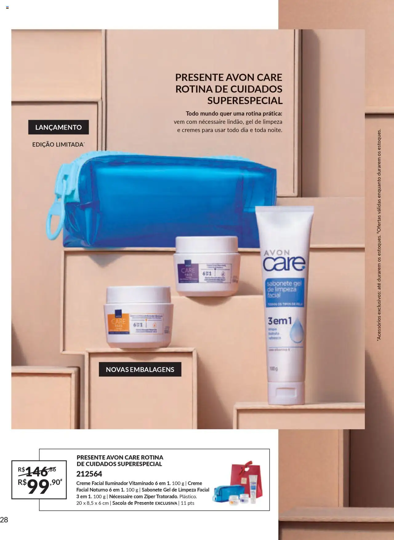 Avon Folheto - válido de 07.10.2025 | Página: 28 | Produtos: Gel de limpeza, Creme, Iluminador, Sabonete