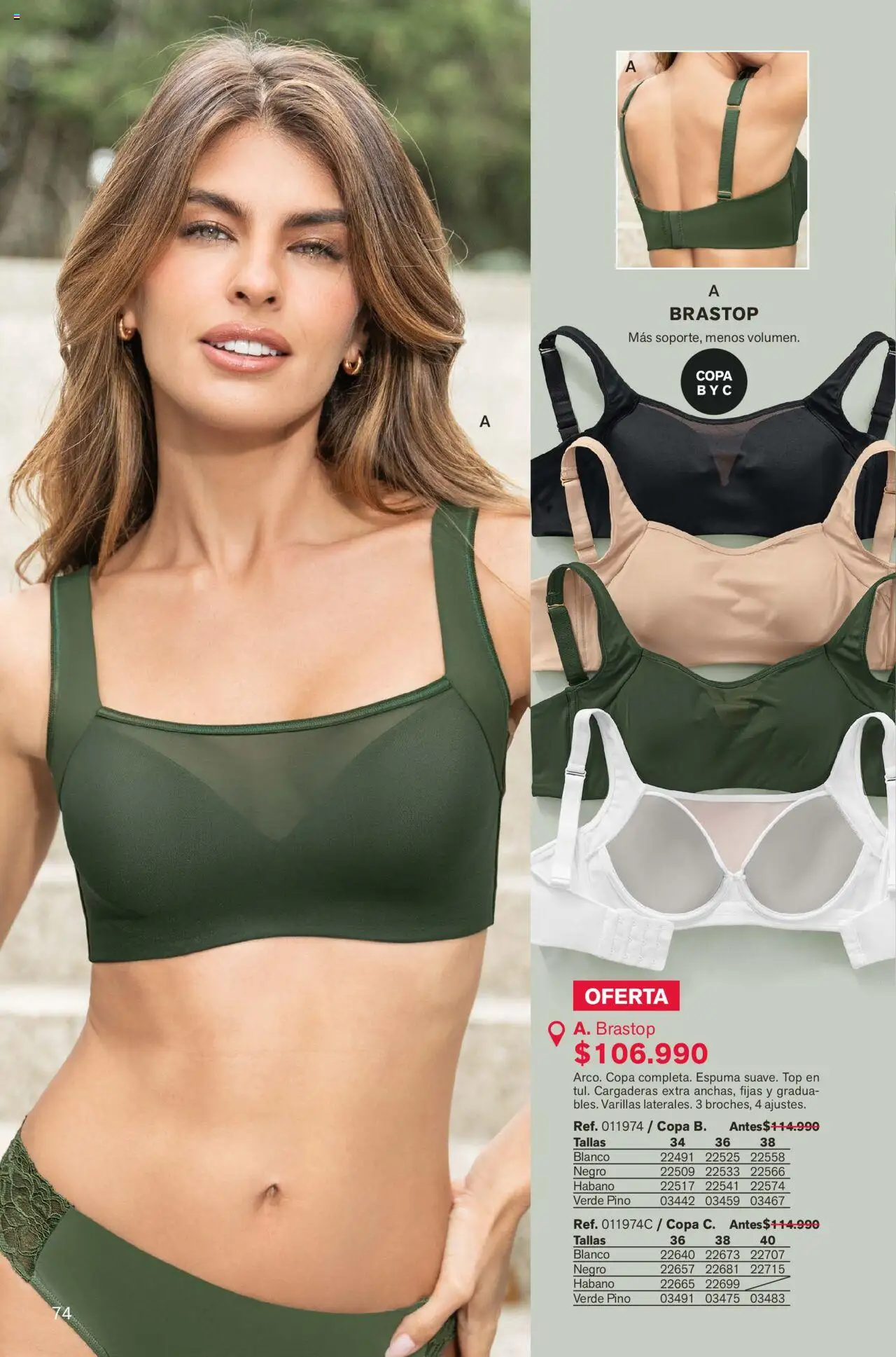 Leonisa revista - valida desde el 22.08.2025 | Página: 74 | Productos: Espuma, Top