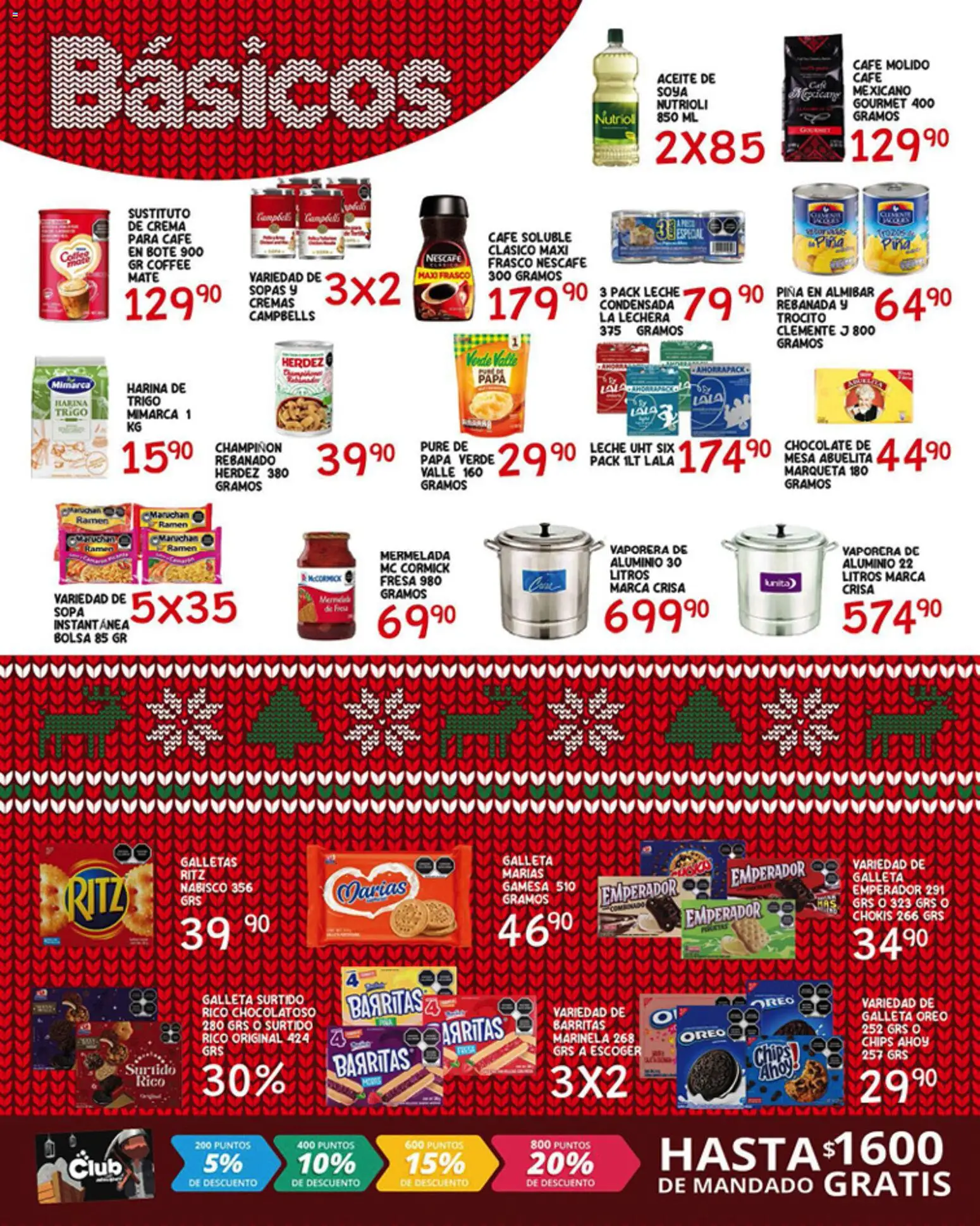 Nuevas ofertas de Alsuper válidas en toda la República Mexicana desde el 19.12.2025. ¡Encuentra las mejores ofertas en Alsuper folleto Zacatecas! | Página: 2 | Productos: Harina, Frasco, Mate, Mesa