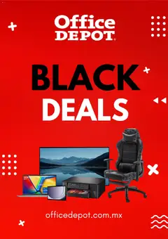 Vista previa de Office Depot Black Friday, nuevo folleto de la tienda, válido en México a partir del 28.11.2025