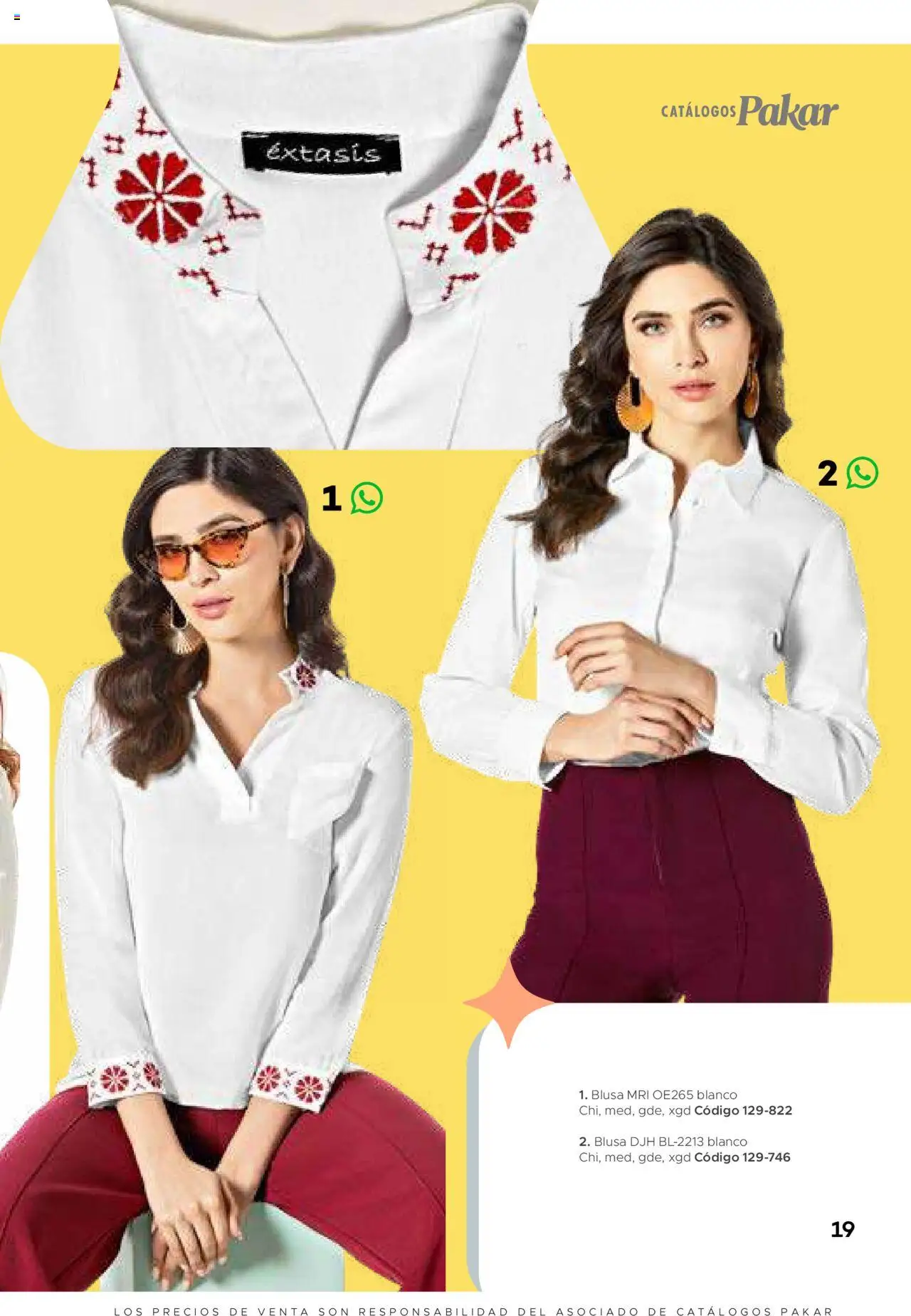 Nuevas ofertas de SC Pakar válidas en toda la República Mexicana desde el 31.01.2025. ¡Encuentra las mejores ofertas en SC Pakar catálogo Ropa! | Página: 19 | Productos: Blusa