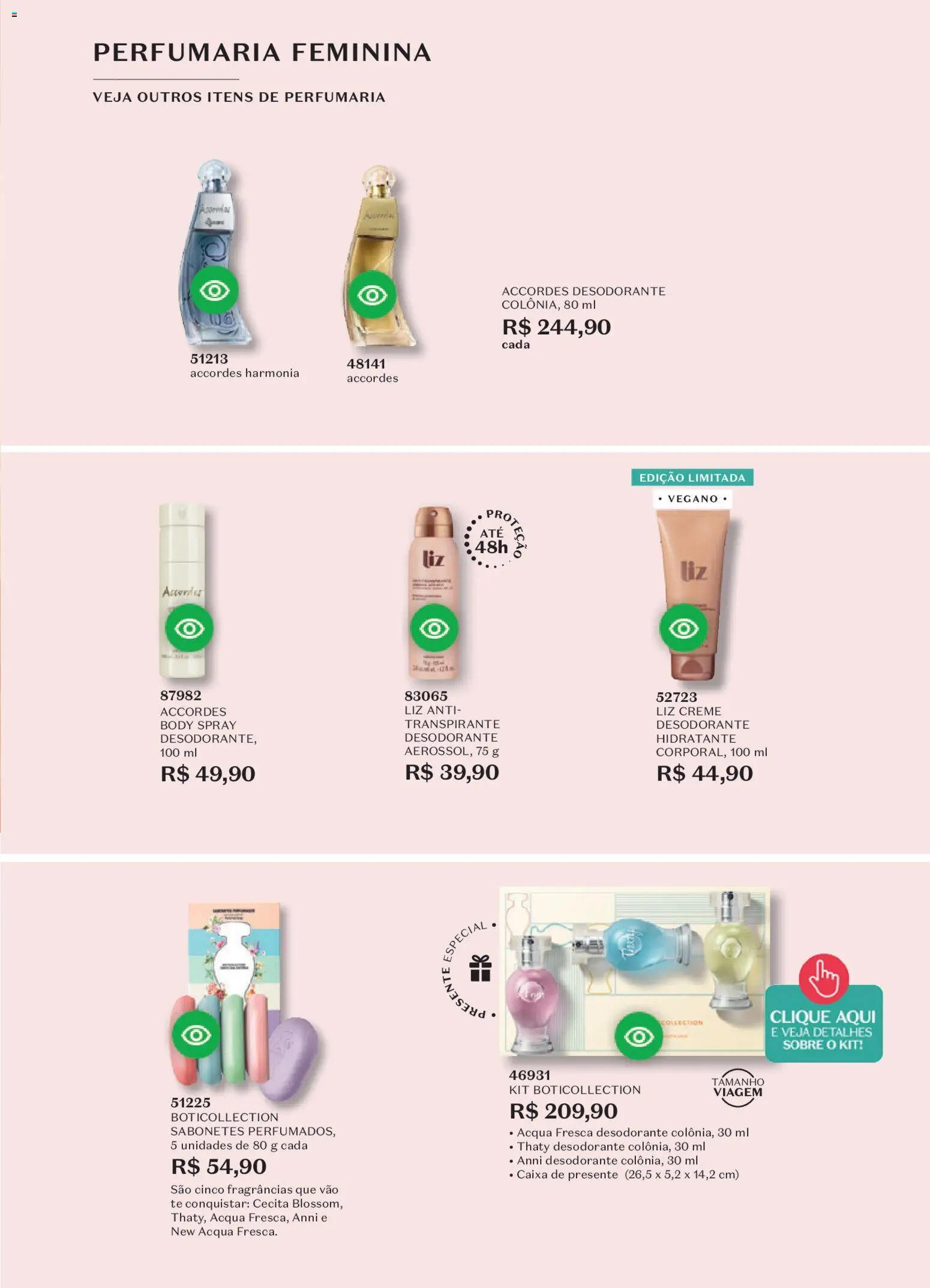 O Boticário Folheto - válido de 02.03.2026 | Página: 71 | Produtos: Desodorante, Caixa, Creme, Body