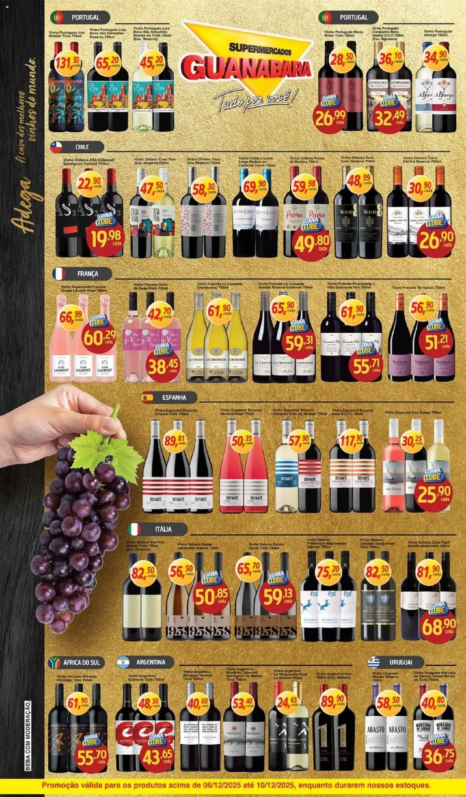 Supermercados Guanabara Folheto - válido de 06.12.2025 | Página: 7 | Produtos: Vinho