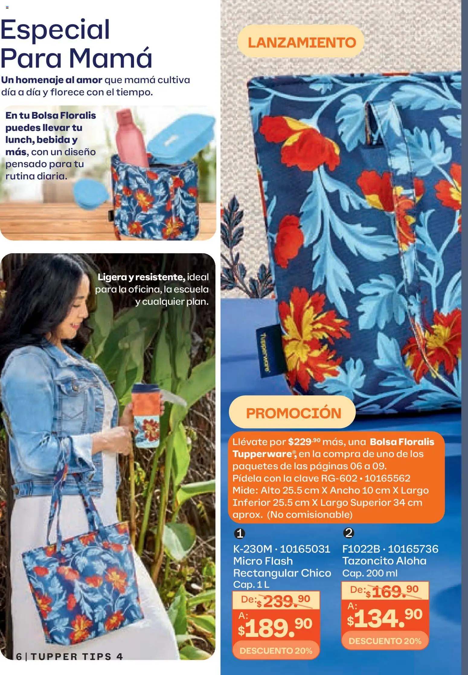 Nuevas ofertas de Tupperware válidas en toda la República Mexicana desde el 23.03.2026. ¡Encuentra las mejores ofertas en Tupperware catálogo! | Página: 6 | Productos: Bolsa, Tupper