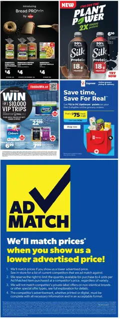 Preview of Real Canadian Superstore weekly flyer / circulaire from shop Real Canadian Superstore valid from 09.04.2026 | Page: 36 | Products: Sponge, Milk, Bread, Chocolate
