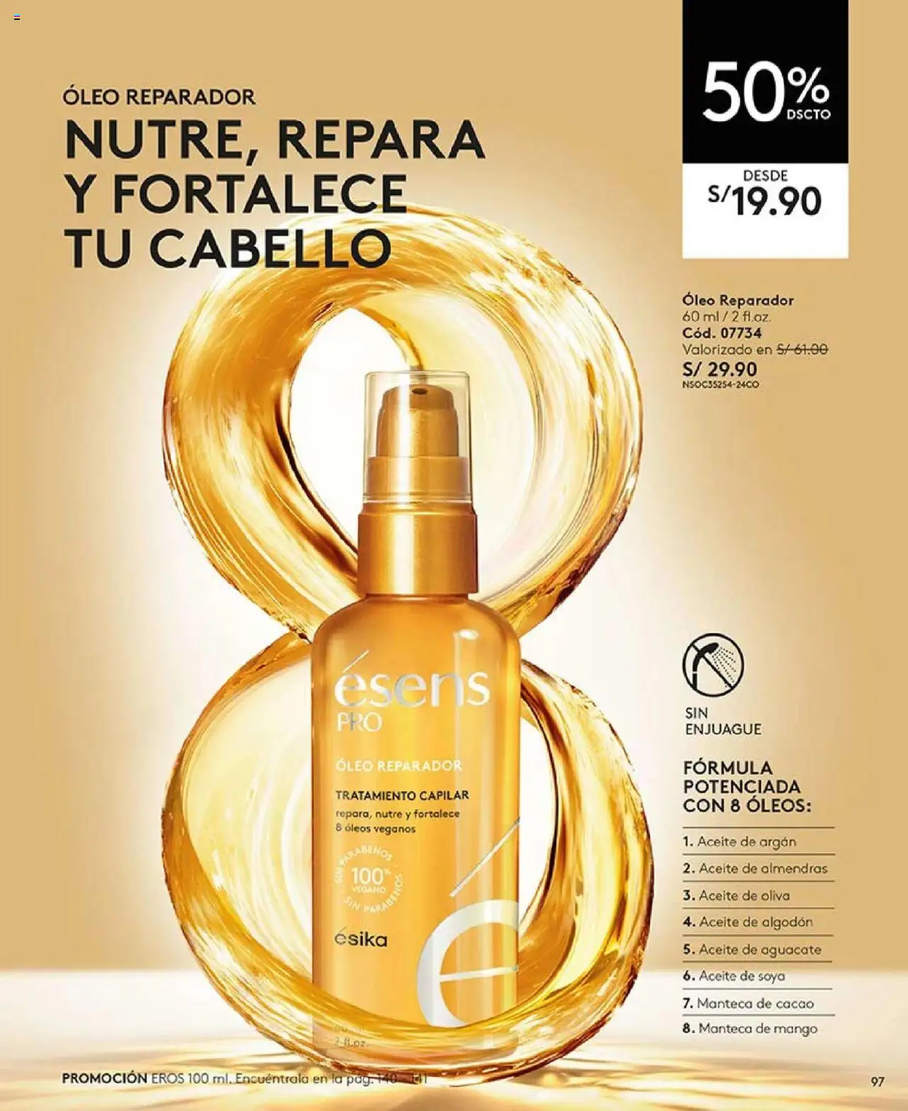Catálogo Ésika válido desde 23.06.2025 | Página: 97 | Productos: Aceite, Almendras, Aceite de oliva
