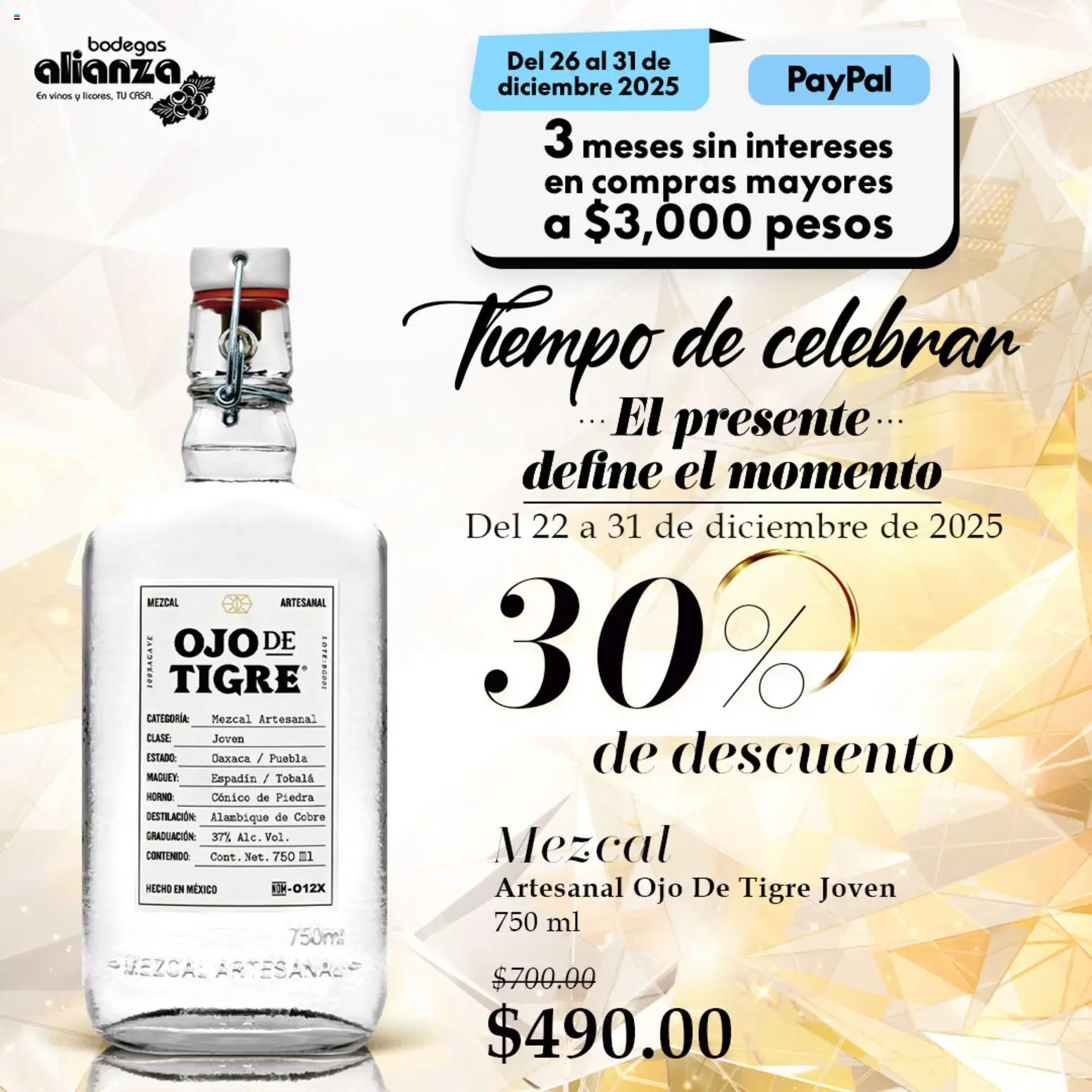 Nuevas ofertas de Bodegas Alianza válidas en toda la República Mexicana desde el 22.12.2025. ¡Encuentra las mejores ofertas en Bodegas Alianza catálogo El presente define el momento! | Página: 2 | Productos: Horno