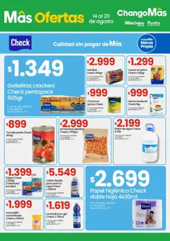 Punto Mayorista catálogo │ válido desde el 14.08.2025 | Página: 9 | Productos: Papel higiénico, Lavandina, Bidón, Cacao