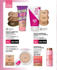 Avon revista - valida desde el 12.09.2025 | Página: 47 | Productos: Agua, Polvo compacto, Iluminador, Vitaminas