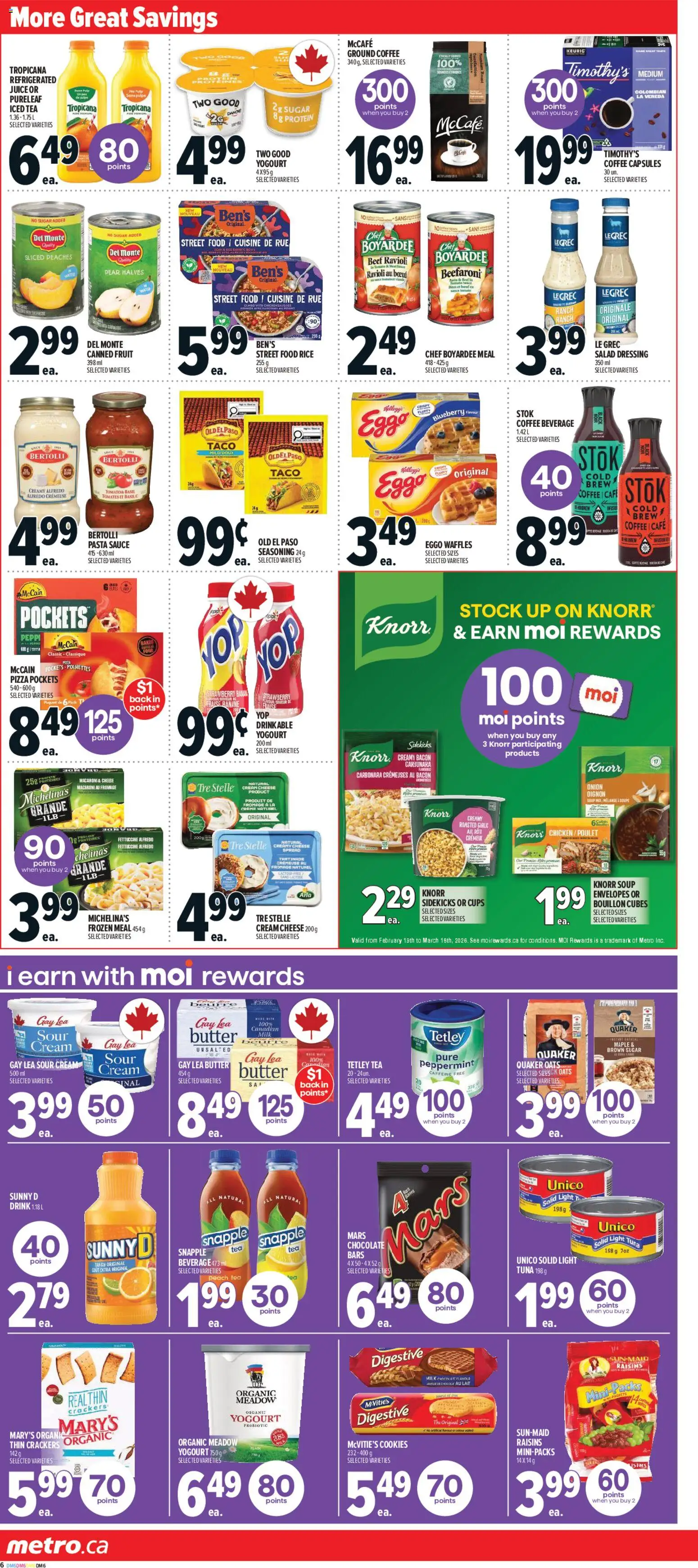 Metro flyer valid from 26.02.2026 | Page: 10 | Products: Cream, Butter, Pizza, Juice