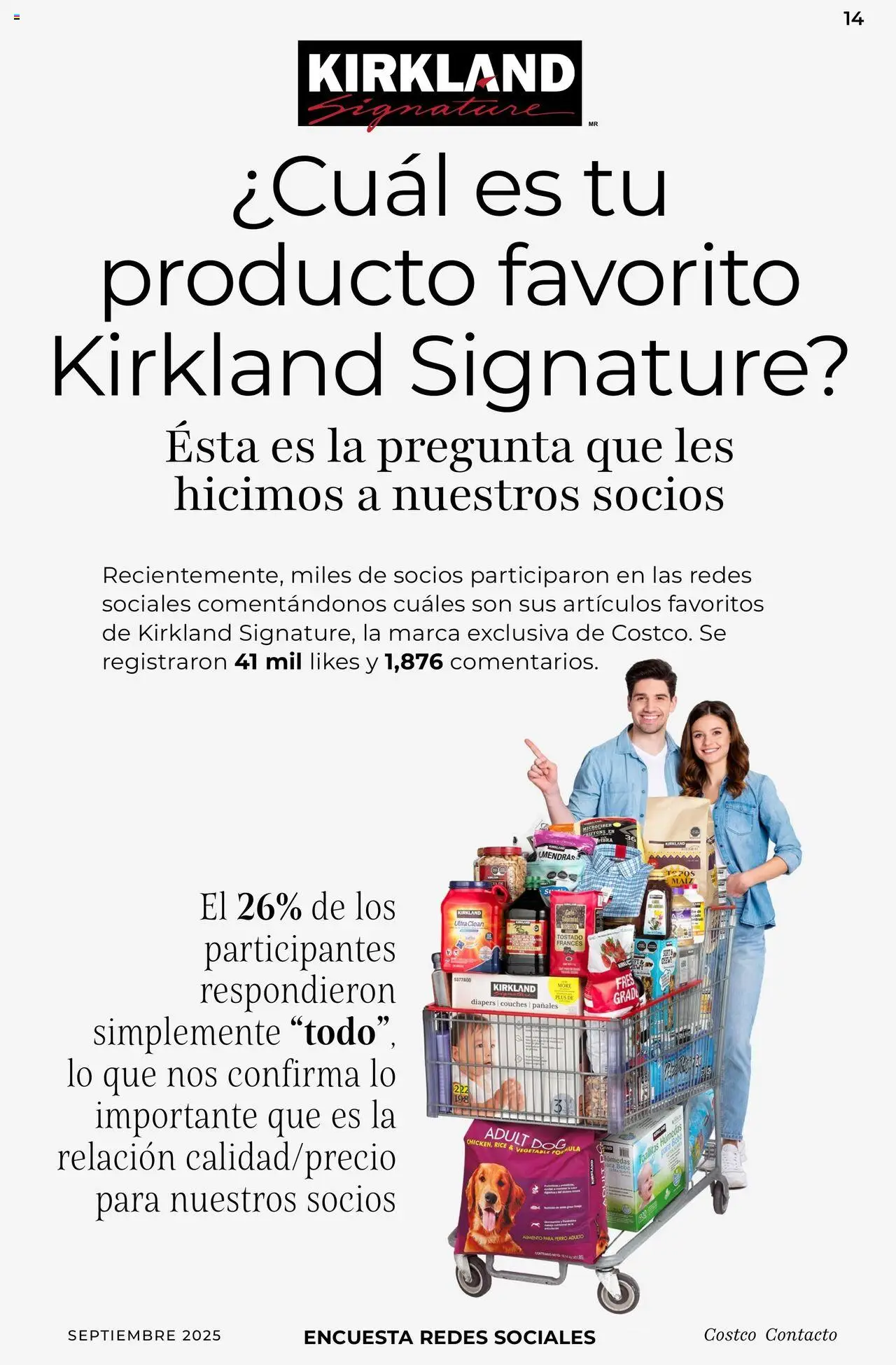 Nuevas ofertas de Costco válidas en toda la República Mexicana desde el 10.09.2025. ¡Encuentra las mejores ofertas en Costco - Catálogo Septiembre! | Página: 14 | Productos: Almendras, Maíz, Toallitas húmedas, Pañales