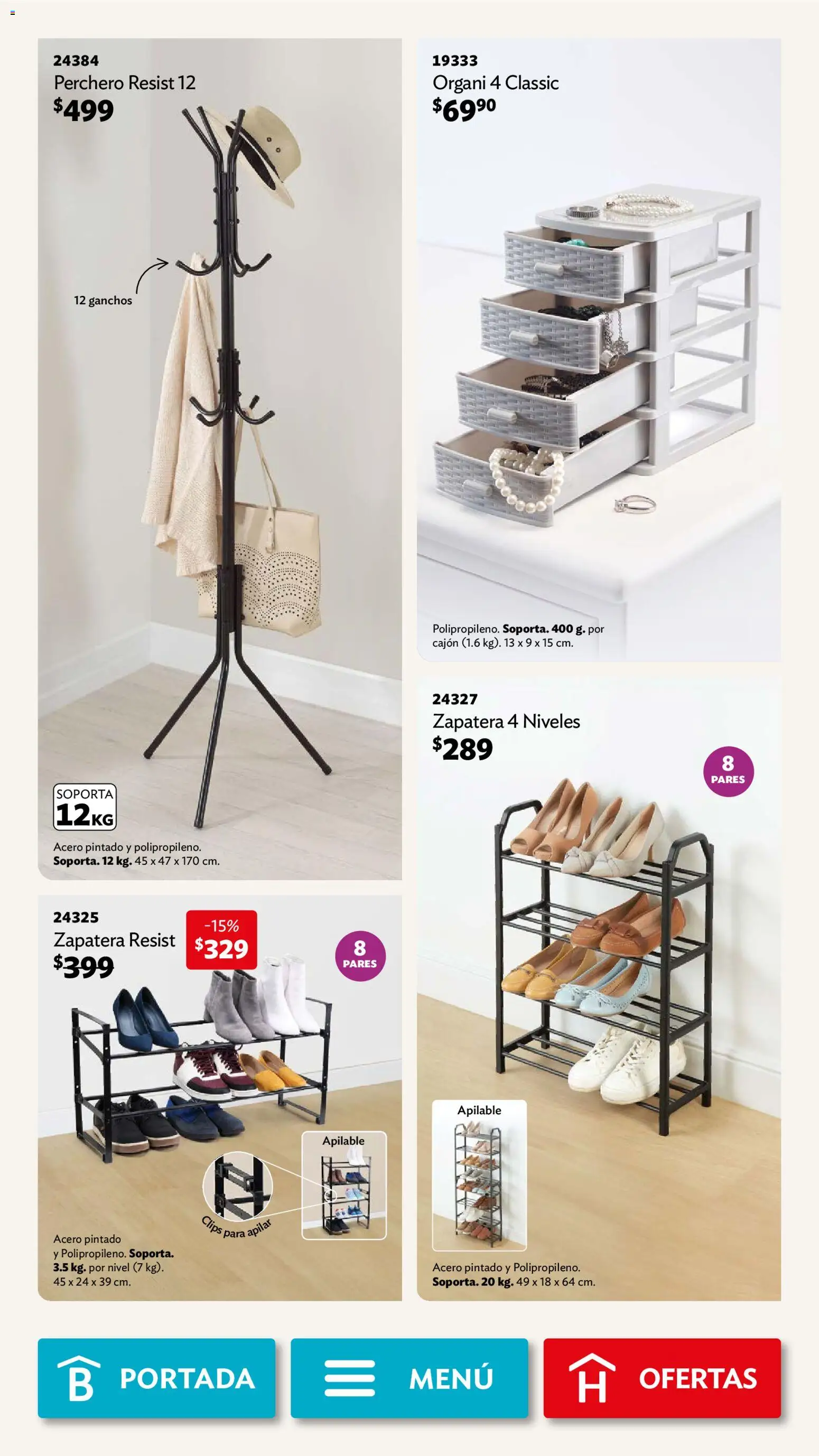 Nuevas ofertas de Betterware válidas en toda la República Mexicana desde el 03.11.2025. ¡Encuentra las mejores ofertas en Betterware campaña 11 2025! | Página: 35 | Productos: Perchero