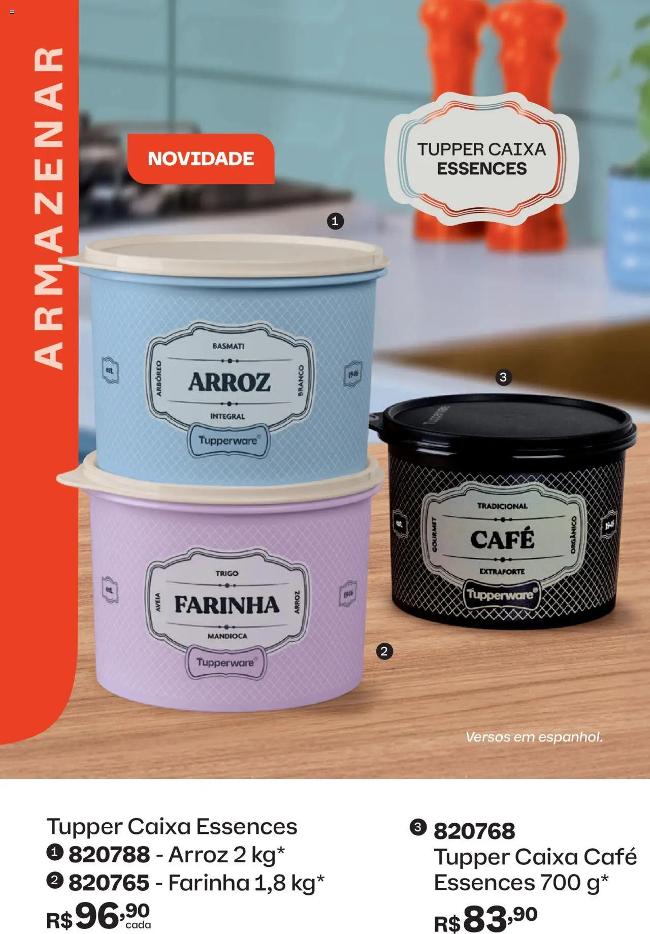 Tupperware Folheto - válido de 01.11.2025 | Página: 14 | Produtos: Mandioca, Café, Arroz, Aveia