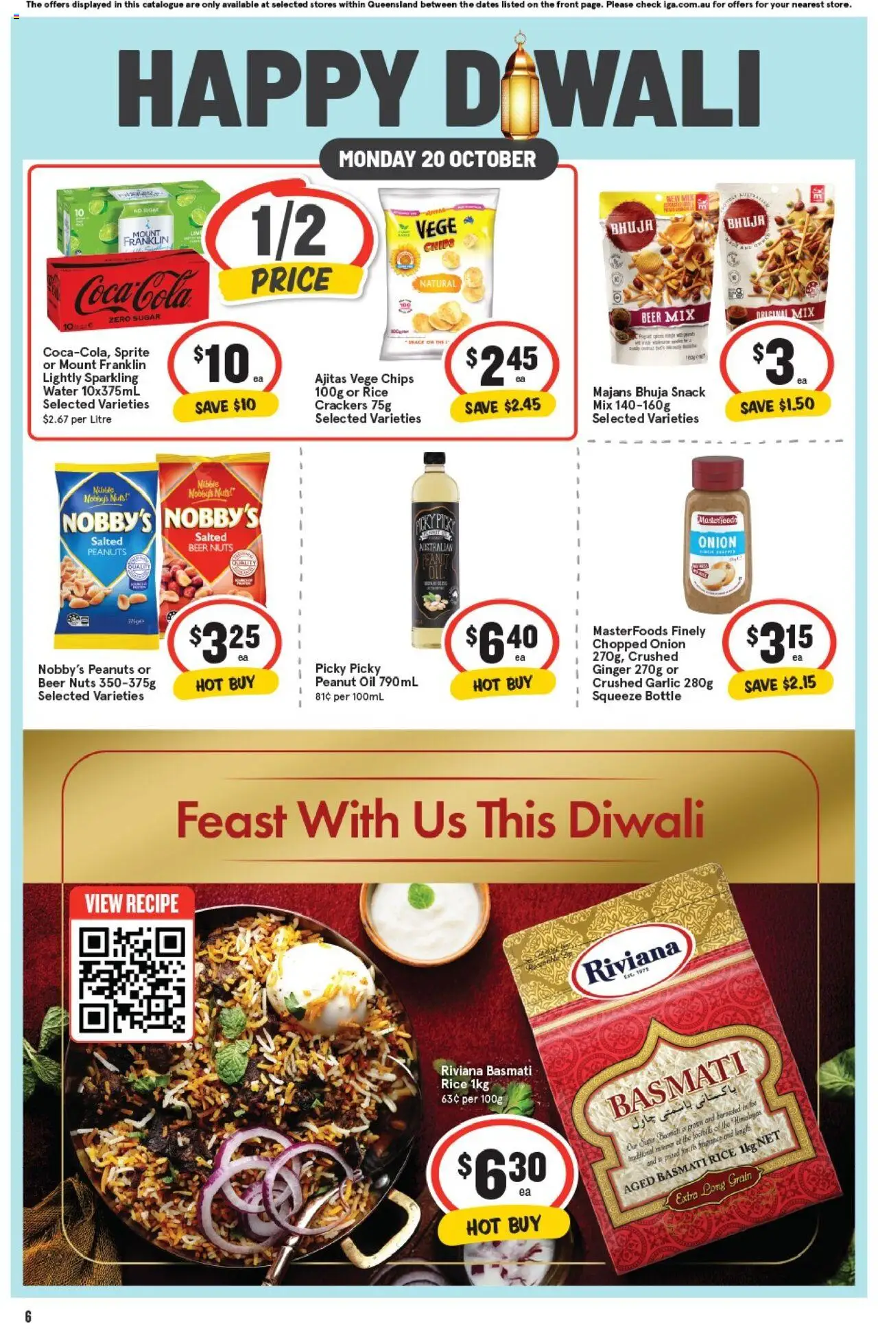 IGA catalogue - valid from 08.10.2025 | Page: 9 | Products: Ginger, Coca Cola, Chips, Sugar