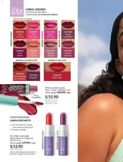 Vista previa de folleto Avon catálogo - Campaña 6 de la Avon válido desde 01.04.2026 | Página: 70 | Productos: Lápiz labial, Chocolate, Helado