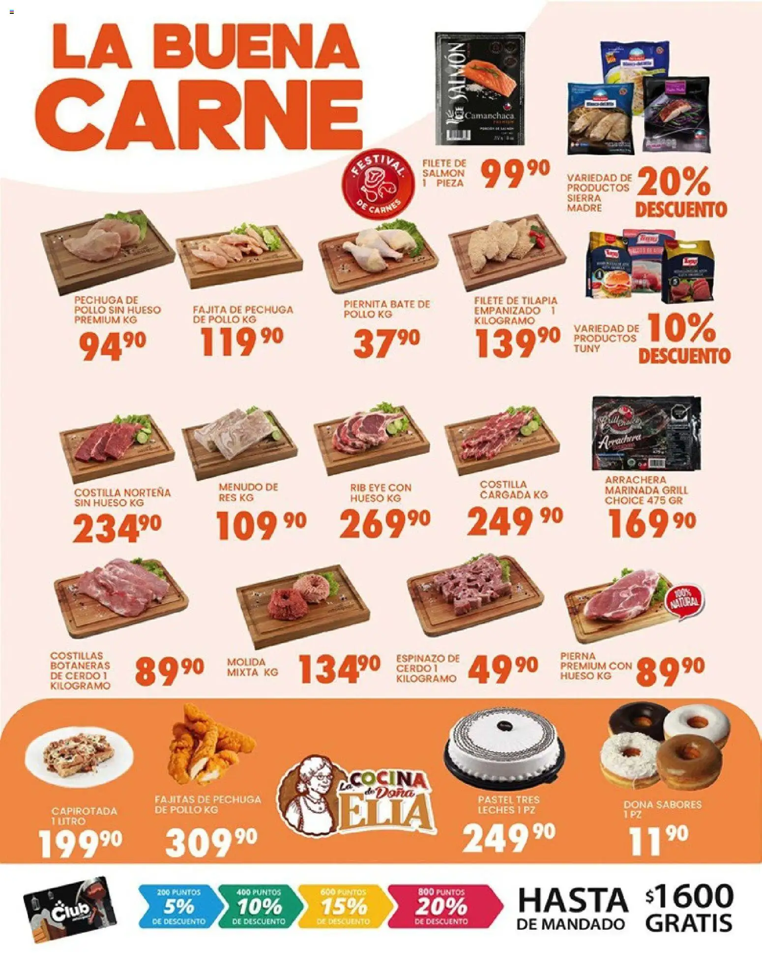 Nuevas ofertas de Alsuper válidas en toda la República Mexicana desde el 27.03.2026. ¡Encuentra las mejores ofertas en Alsuper folleto Calera! | Página: 2 | Productos: Pollo, Pastel, Sierra, Short