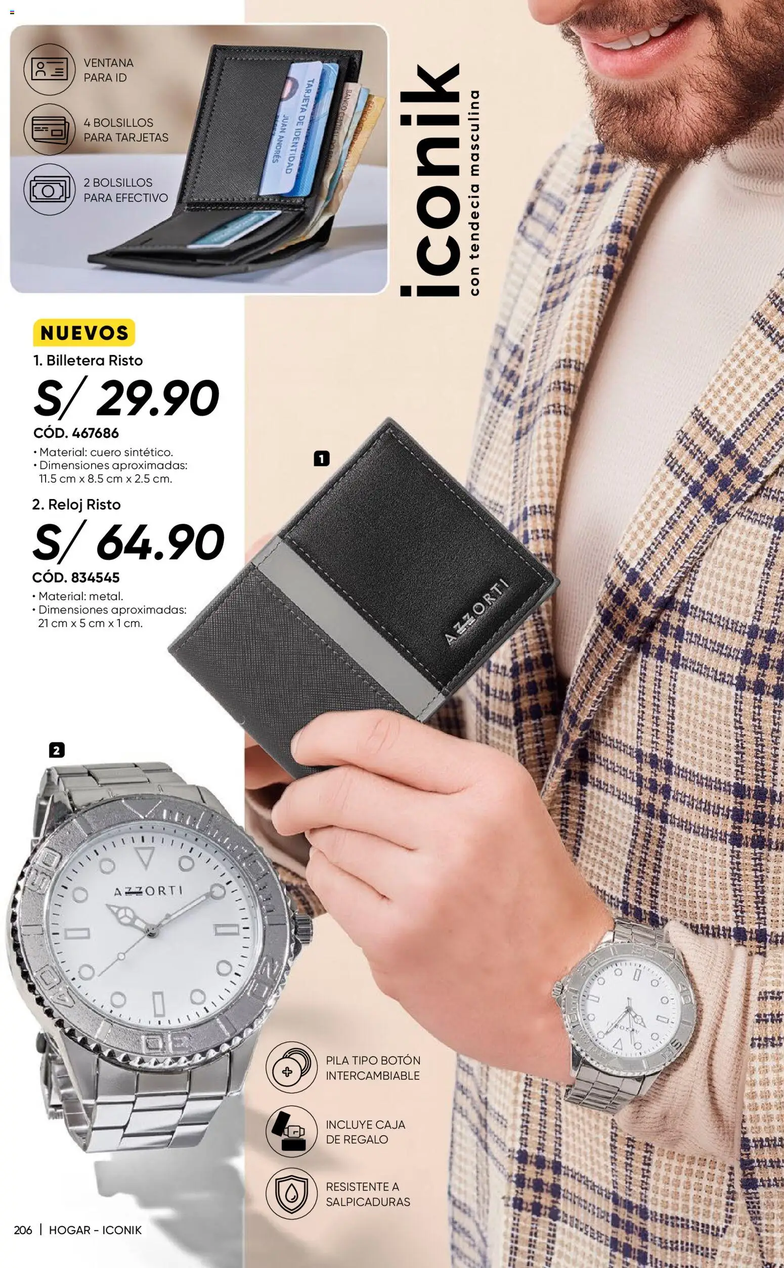 Catálogo Azzorti válido desde 24.11.2025 | Página: 208 | Productos: Caja, Billetera, Reloj