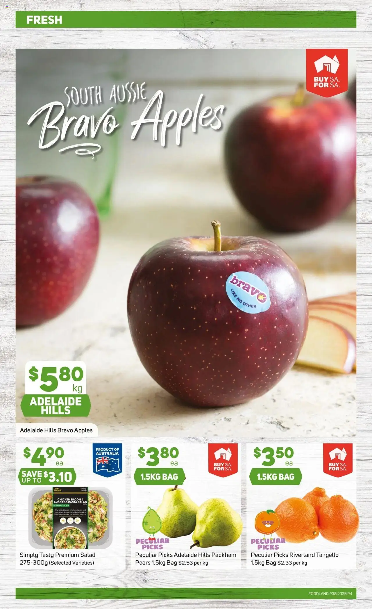 Foodland catalogue - valid from 17.09.2025 | Page: 4 | Products: Bacon, Pasta, Avocado, Parsley