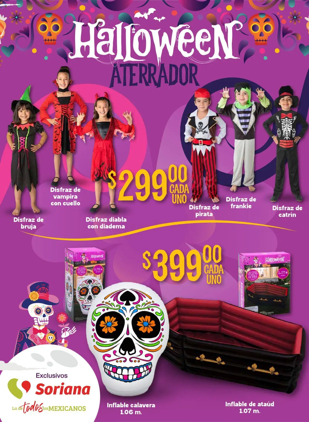 Nuevas ofertas de Soriana válidas en toda la República Mexicana desde el 25.09.2025. ¡Encuentra las mejores ofertas en Soriana - Halloween y Día de Muertos Mercado Nacional! | Página: 1
