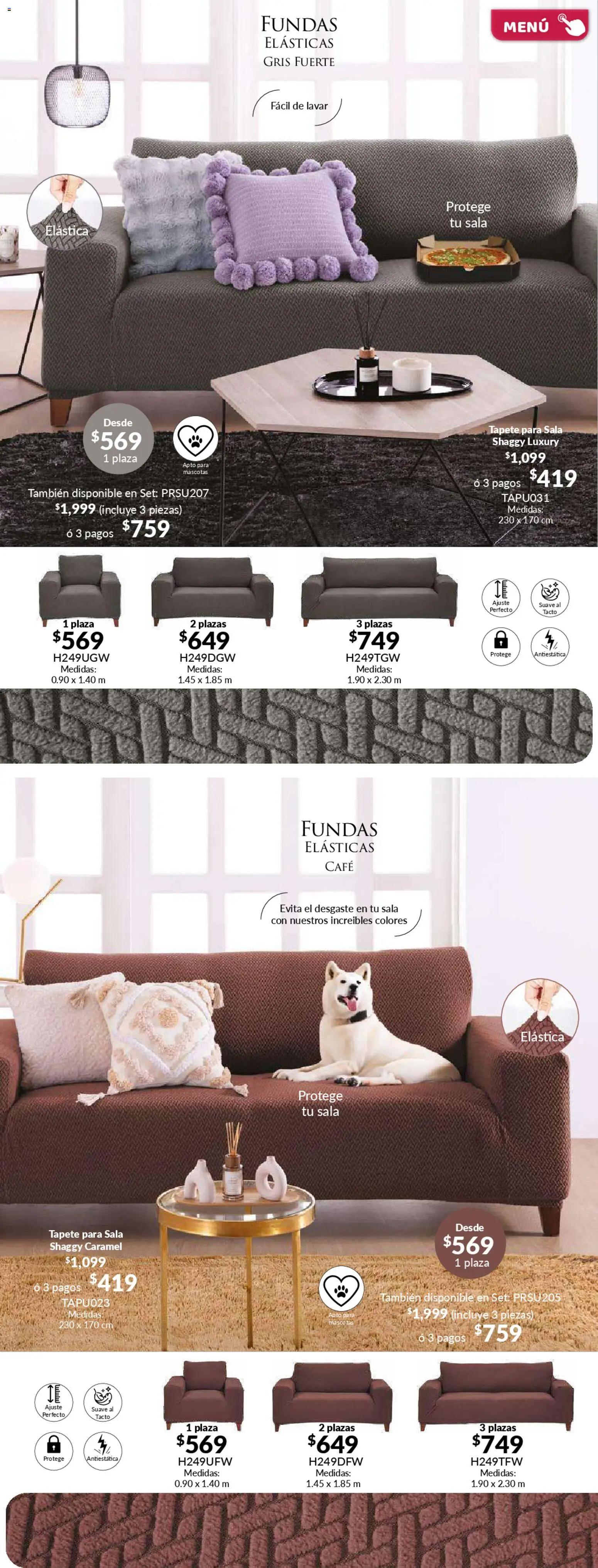 Nuevas ofertas de Colchas Concord válidas en toda la República Mexicana desde el 01.02.2026. ¡Encuentra las mejores ofertas en Colchas Concord catálogo! | Página: 123 | Productos: Café, Tapete