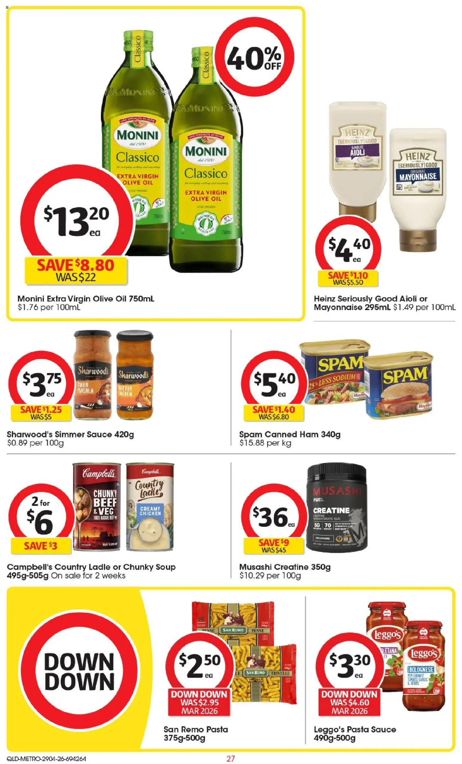 Coles catalogue - valid from 29.04.2026 | Page: 27 | Products: Butter, Ham, Beef, Olive oil