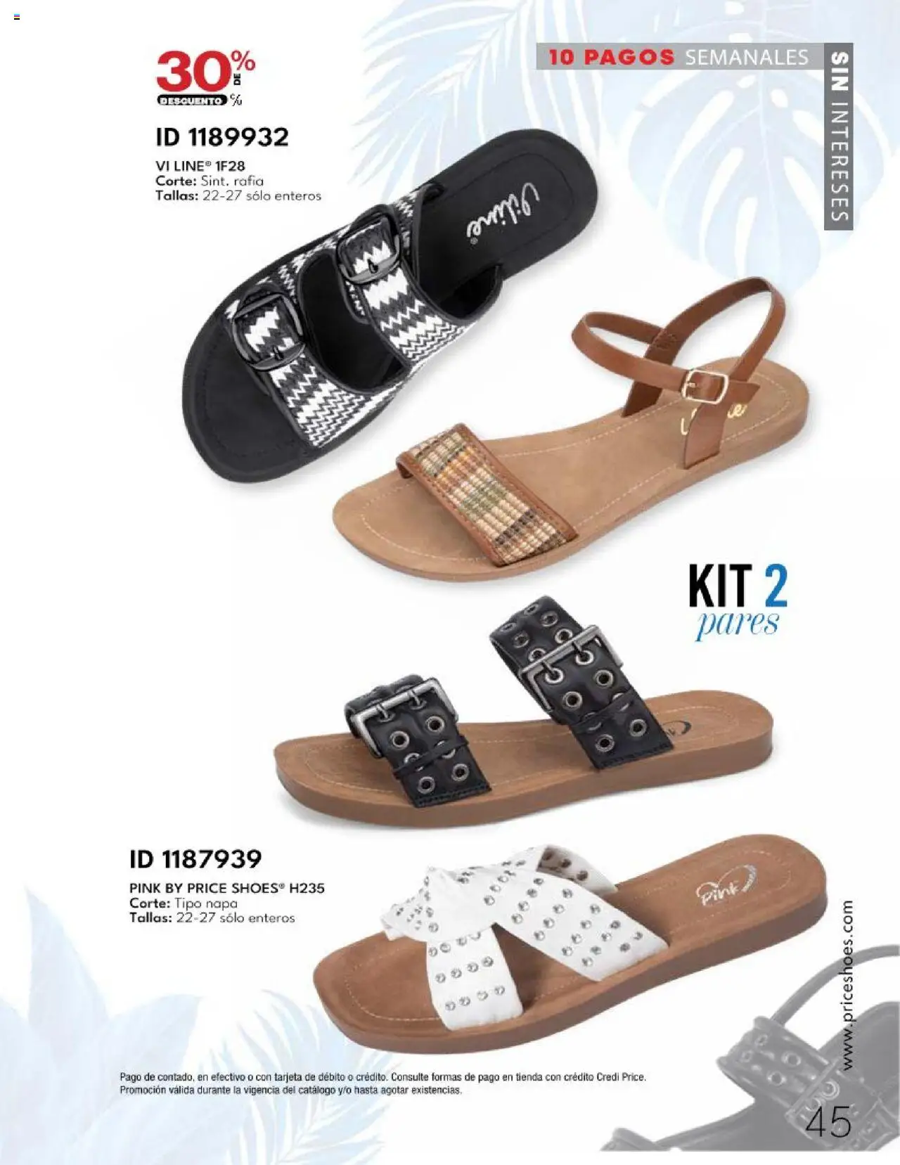 Nuevas ofertas de Price Shoes válidas en toda la República Mexicana desde el 28.04.2025. ¡Encuentra las mejores ofertas en Price Shoes catálogo Calzado PV 2025! | Página: 45