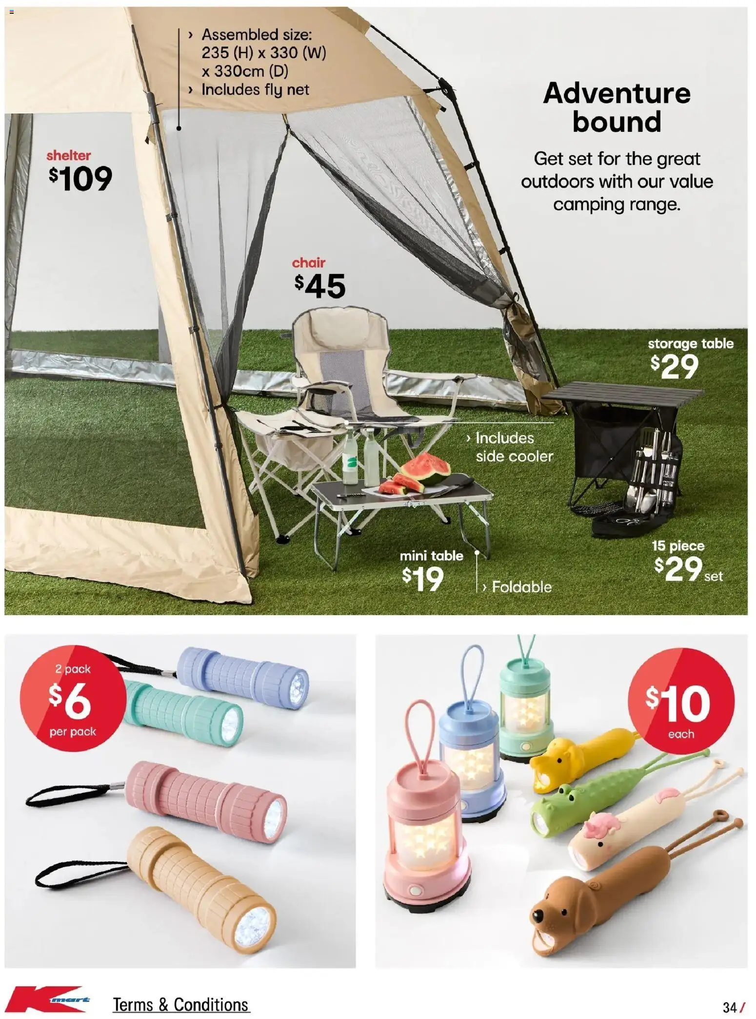 Kmart catalogue - valid from 04.03.2026 | Page: 34 | Products: Table, Chair