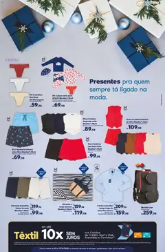 Sam's Club - Ofertas de Natal - Pré-Visualização do folheto da loja Sam's Club, válido de 02.12.2025 | Página: 12 | Produtos: Lingerie, Canga, Camisa, Chapéu
