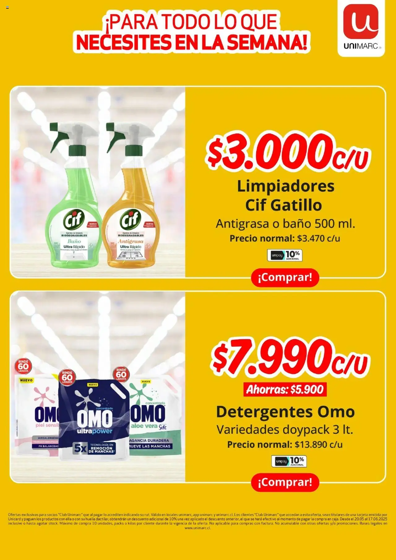 Unimarc Ofertas │ válido desde el 30.05.2025 | Página: 20 | Productos: Antigrasa, Baño