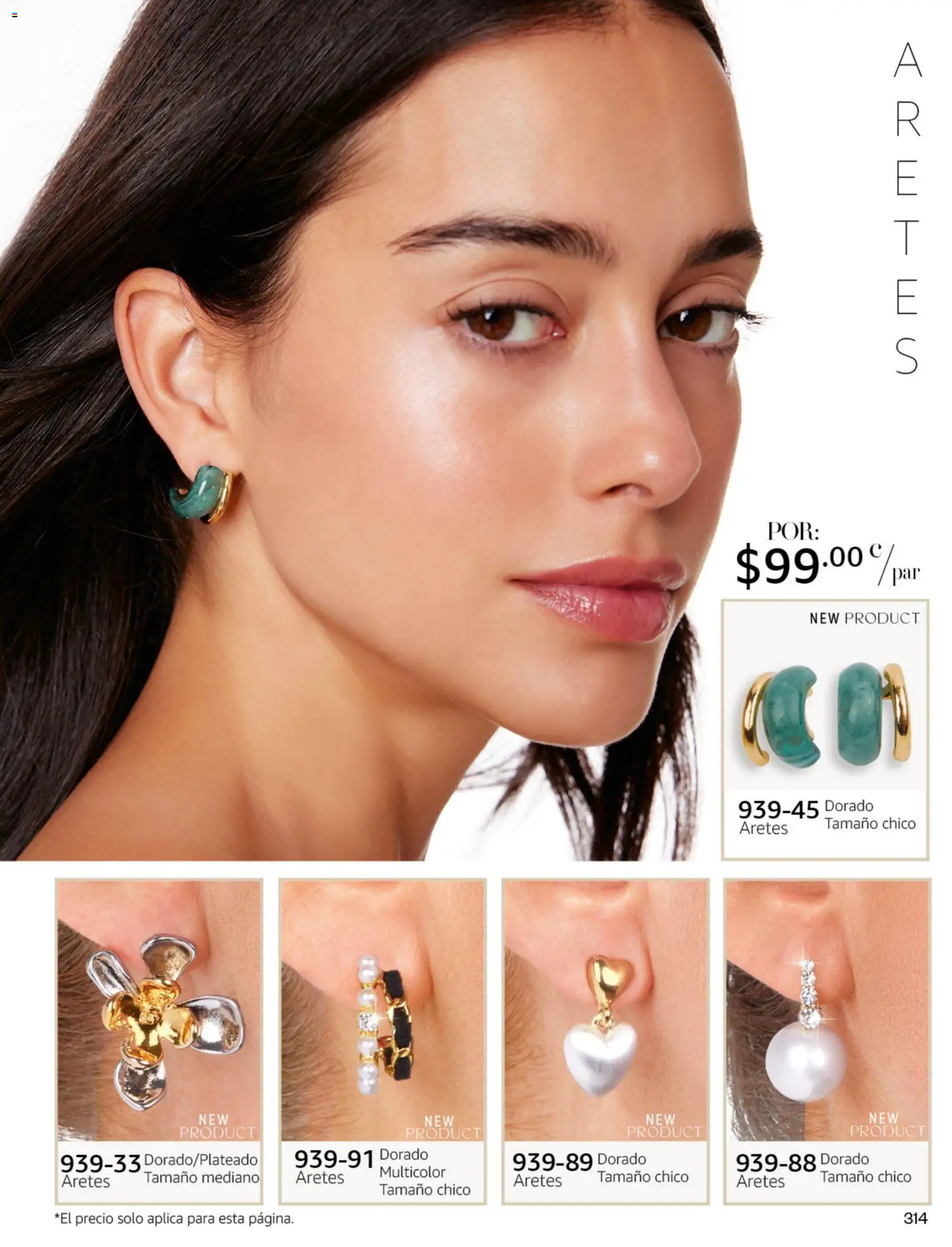 Nuevas ofertas de Cklass válidas en toda la República Mexicana desde el 02.01.2026. ¡Encuentra las mejores ofertas en Cklass catálogo Secrets! | Página: 389 | Productos: Aretes