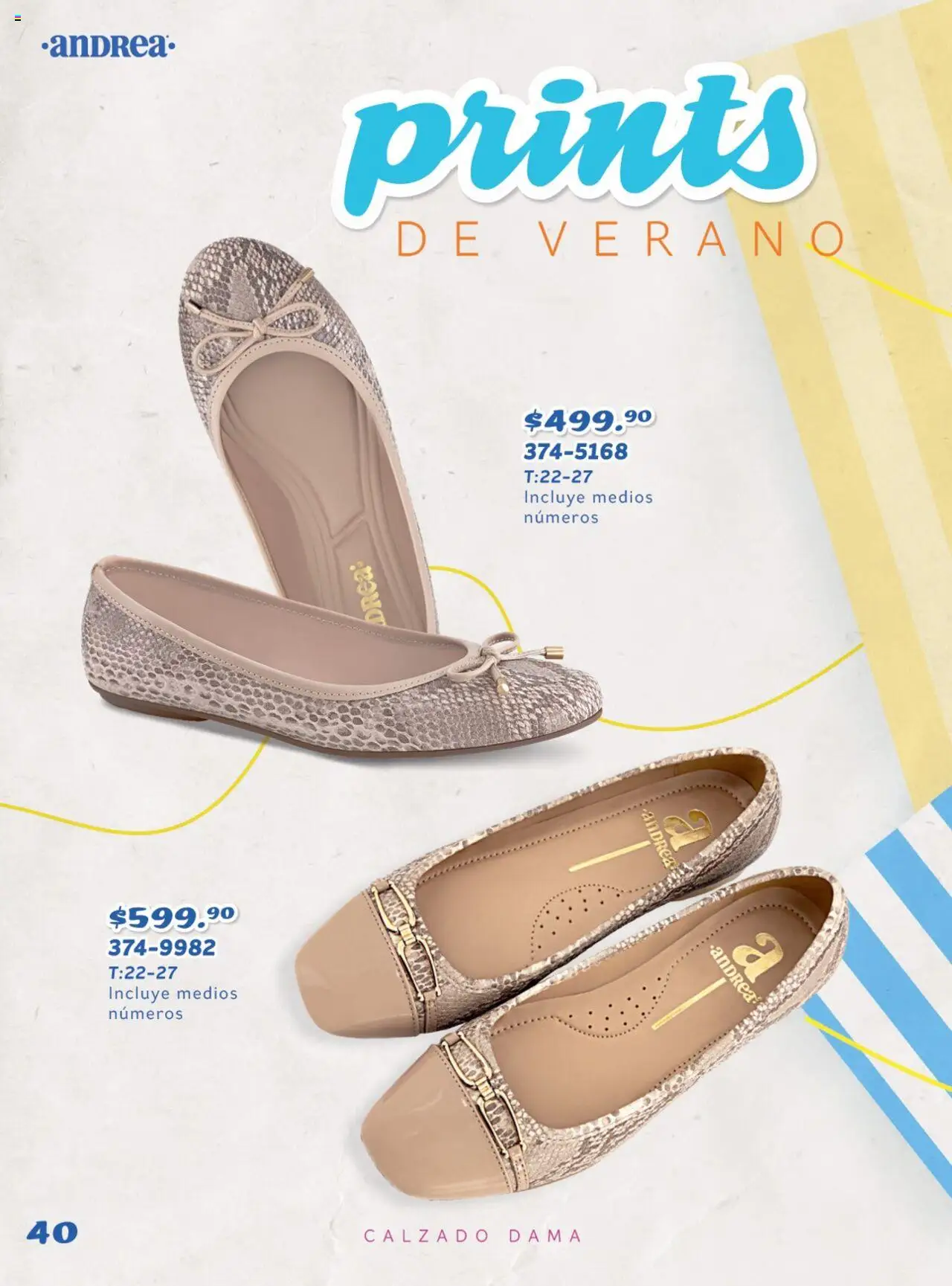 Nuevas ofertas de Andrea válidas en toda la República Mexicana desde el 27.04.2025. ¡Encuentra las mejores ofertas en Andrea catálogo Avence de Verano! | Página: 40