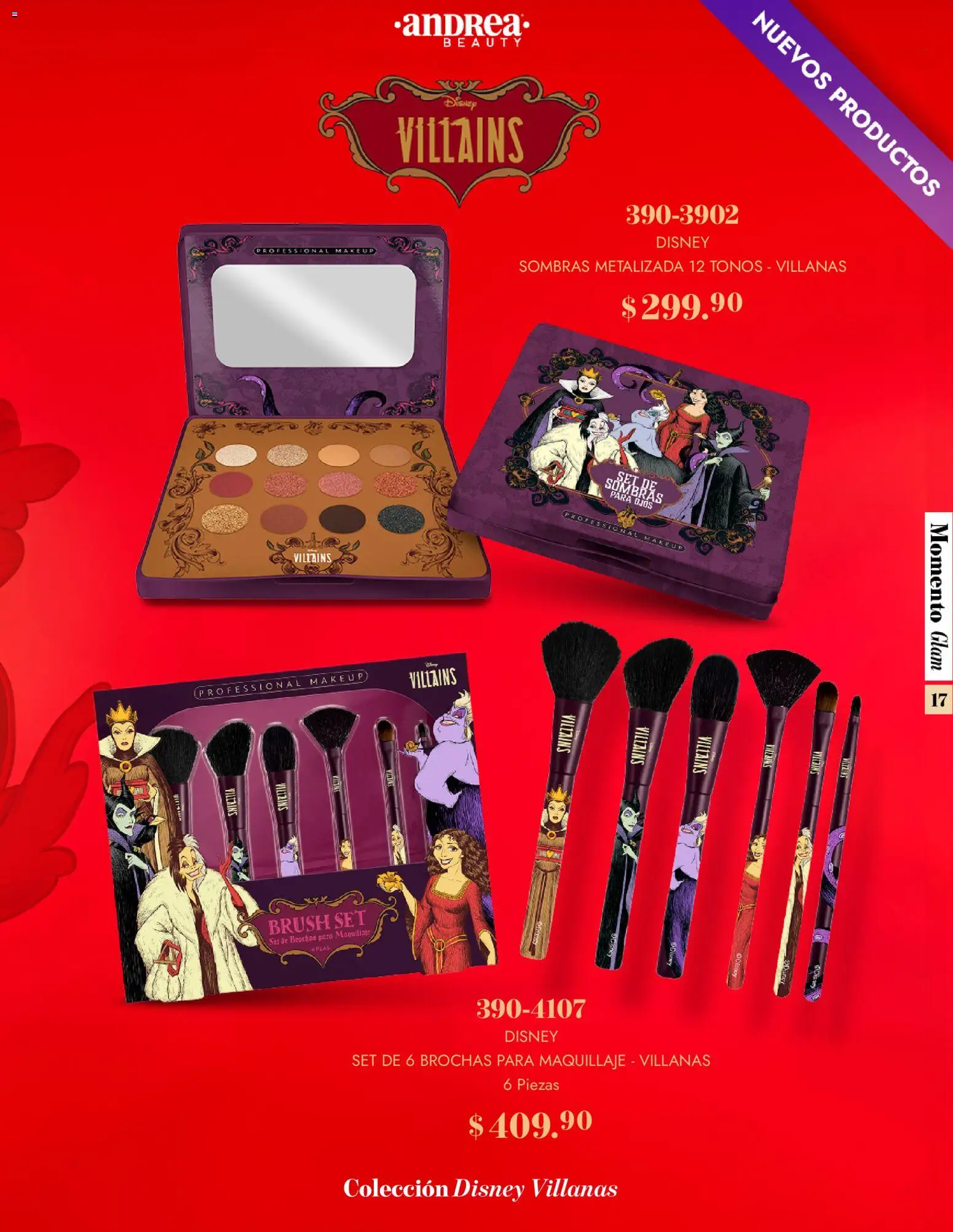 Nuevas ofertas de Andrea válidas en toda la República Mexicana desde el 26.10.2025. ¡Encuentra las mejores ofertas en Andrea catálogo Momento Glam! | Página: 17 | Productos: Maquillaje