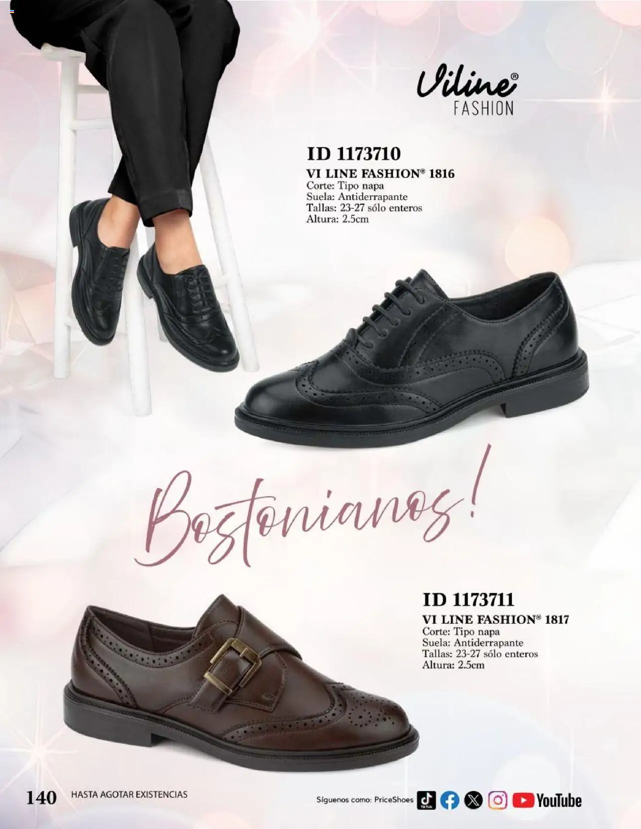 Nuevas ofertas de Price Shoes válidas en toda la República Mexicana desde el 05.08.2024. ¡Encuentra las mejores ofertas en Price Shoes catálogo Vestir Casual ! | Página: 140