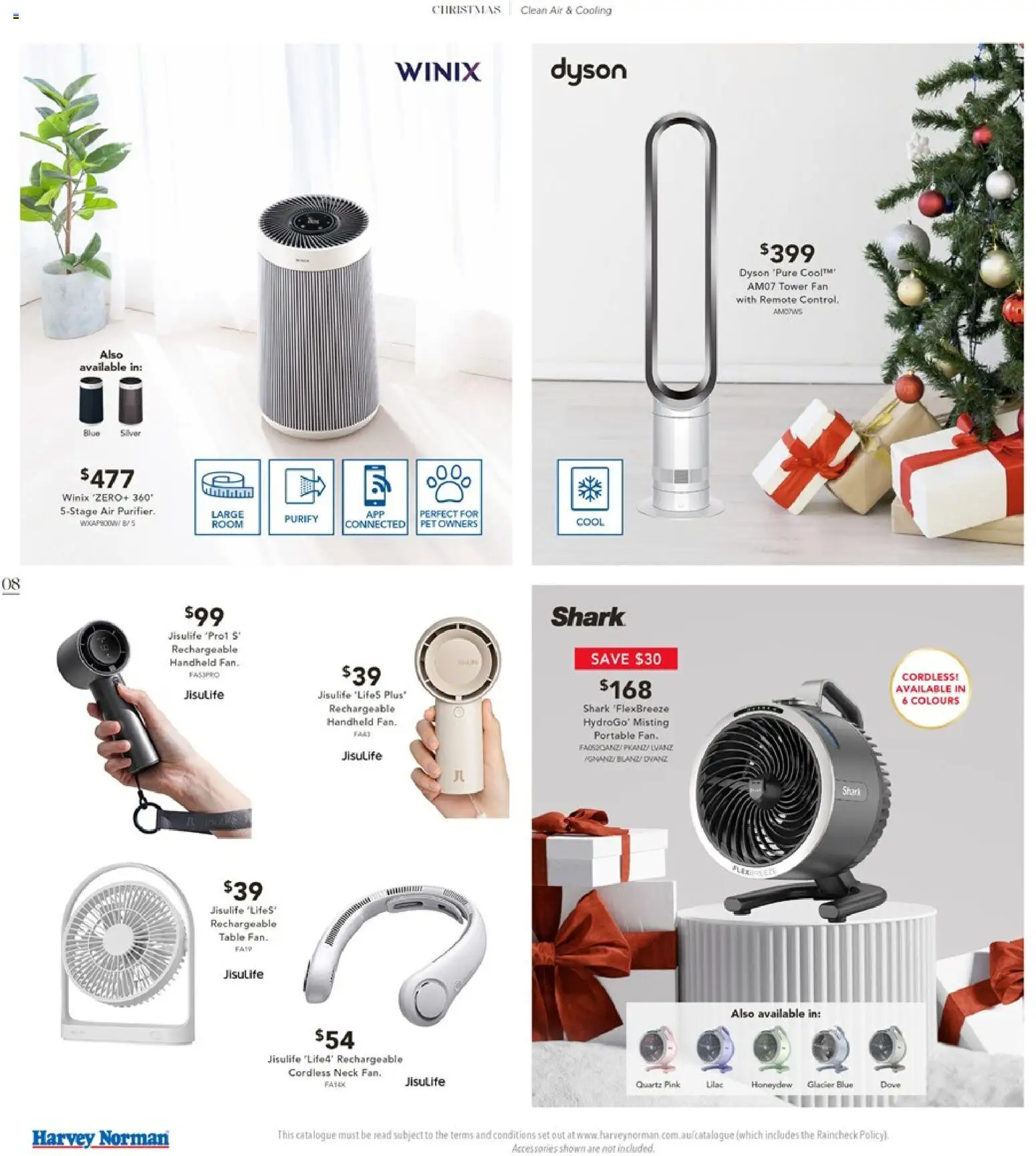 Harvey Norman catalogue - valid from 05.12.2025 | Page: 8 | Products: Table, Portable, Fan
