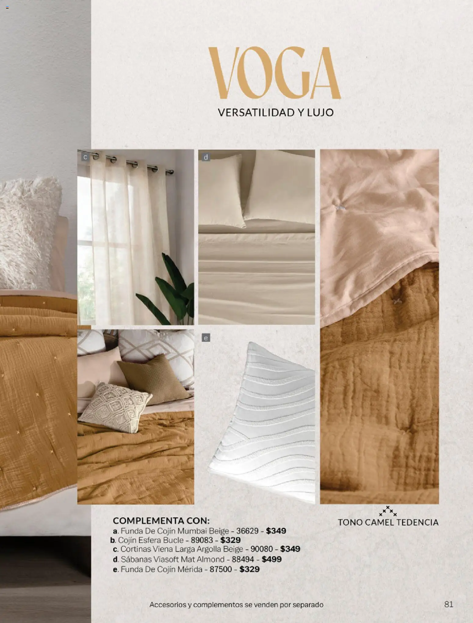 Nuevas ofertas de Vianney válidas en toda la República Mexicana desde el 06.03.2026. ¡Encuentra las mejores ofertas en Vianney catálogo Tu hogar, nuestra pasión! | Página: 83