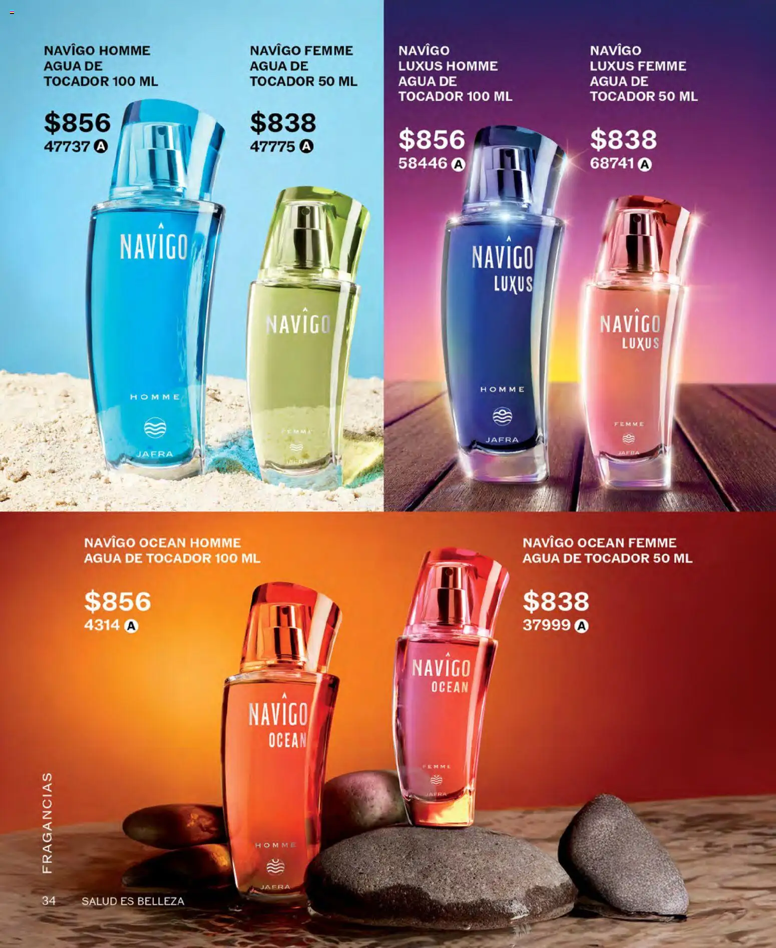 Nuevas ofertas de JAFRA válidas en toda la República Mexicana desde el 01.02.2026. ¡Encuentra las mejores ofertas en JAFRA catálogo ! | Página: 34 | Productos: Agua