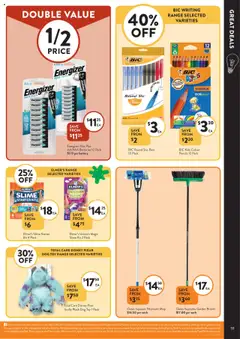 Foodworks catalogue - valid from 17.09.2025 | Page: 33 | Products: Shelf, Batteries, Safe, Broom