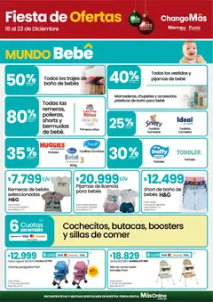 Vista previa Changomas ofertas válido desde el 18.12.2025 | Página: 8 | Productos: Short, Silla, Bandeja, Pañales