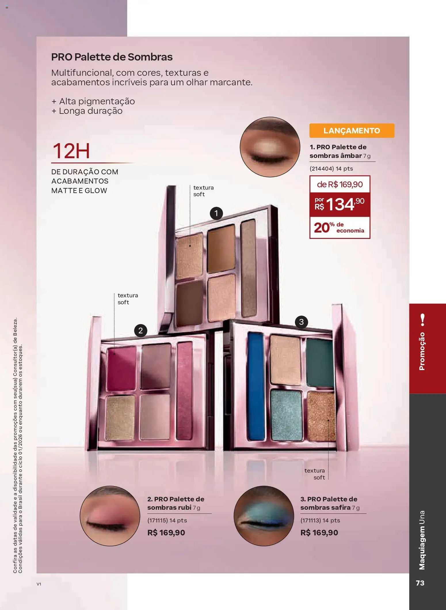 Natura Folheto - válido de 26.12.2025 | Página: 73 | Produtos: Maquiagem