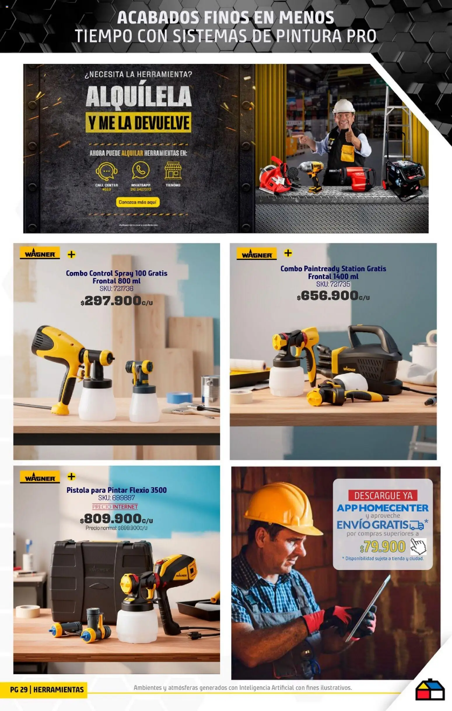 Homecenter revista - valida desde el 11.11.2025 | Página: 29 | Productos: Pintura