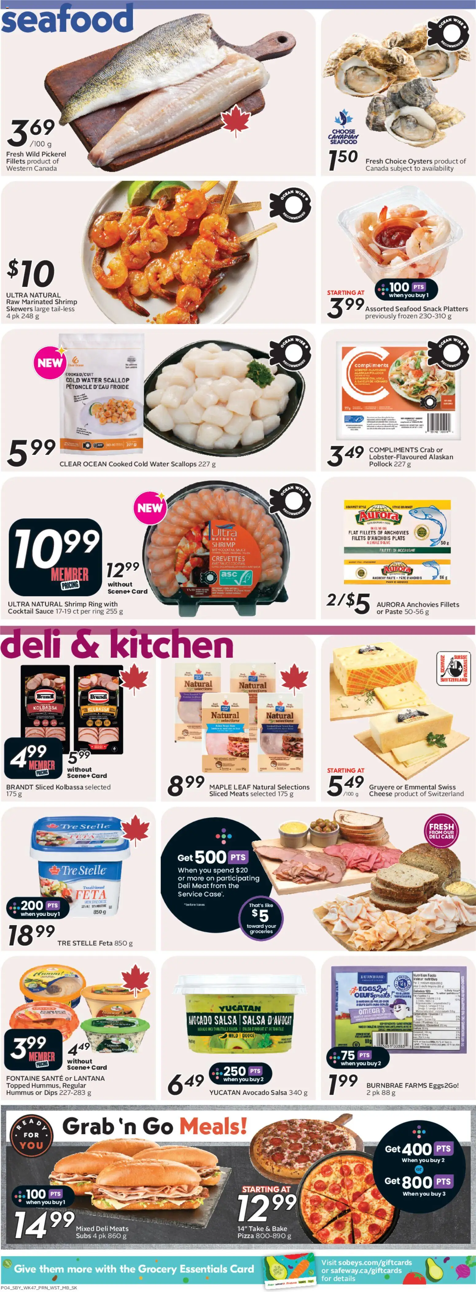 Safeway flyer valid from 19.03.2026 | Page: 7 | Products: Case, Cheese, Oil, Pizza