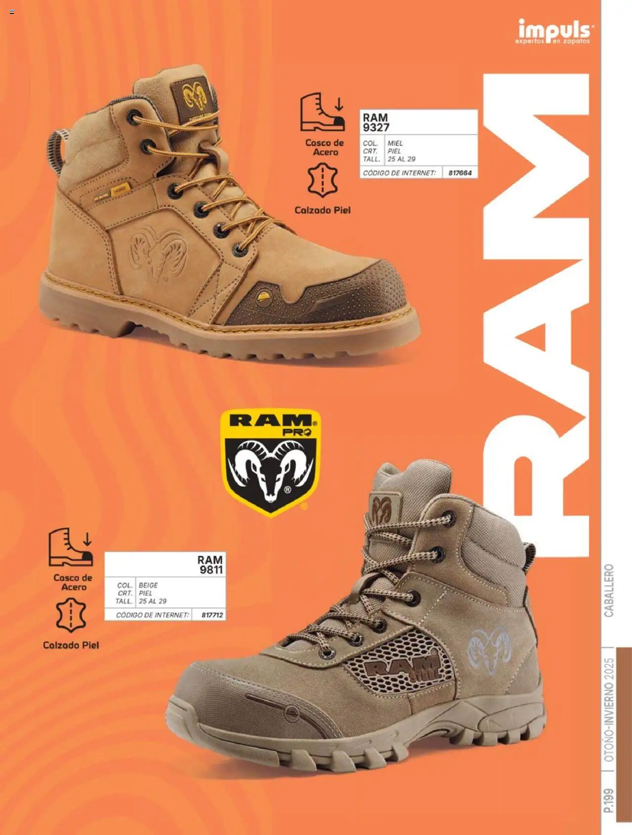 Nuevas ofertas de Impuls válidas en toda la República Mexicana desde el 07.07.2025. ¡Encuentra las mejores ofertas en Impuls catálogo Caballero Otoño-Invierno 2025! | Página: 201 | Productos: Zapatos