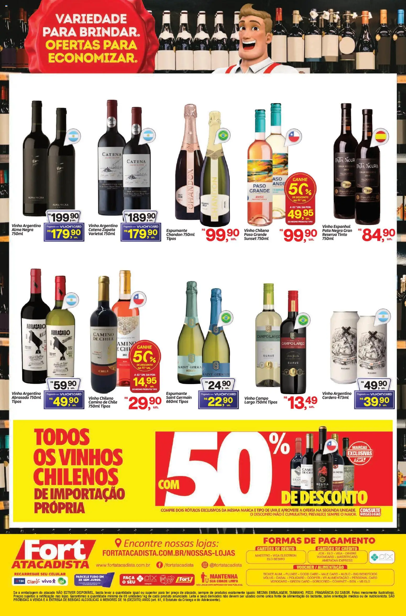Fort Atacadista Folheto - válido de 24.10.2025 | Página: 2 | Produtos: Celular, Fragrância, Espumante, Leite