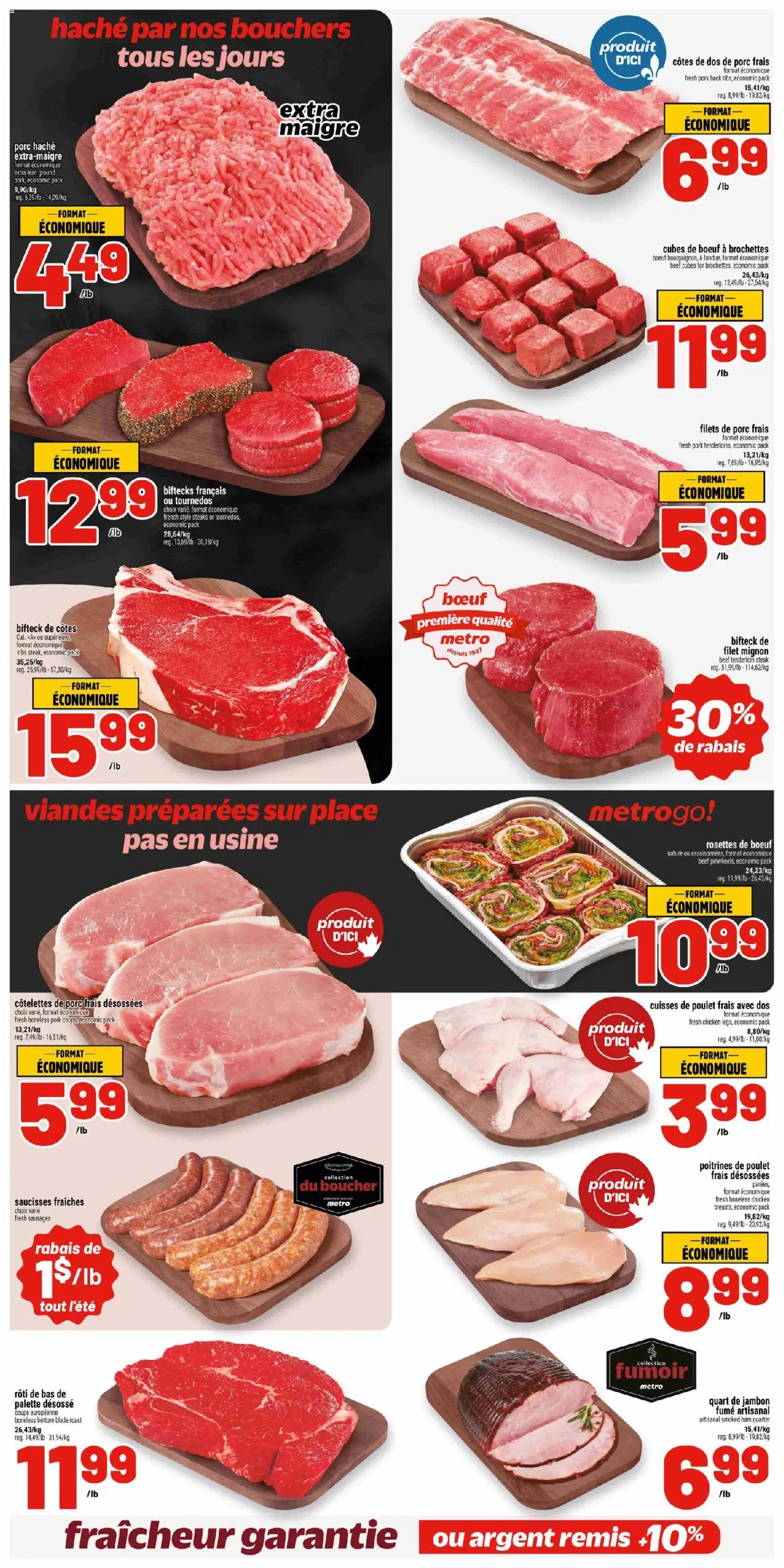 Metro flyer valid from 16.04.2026 | Page: 10 | Products: Beef, Ham, Chicken, Pork