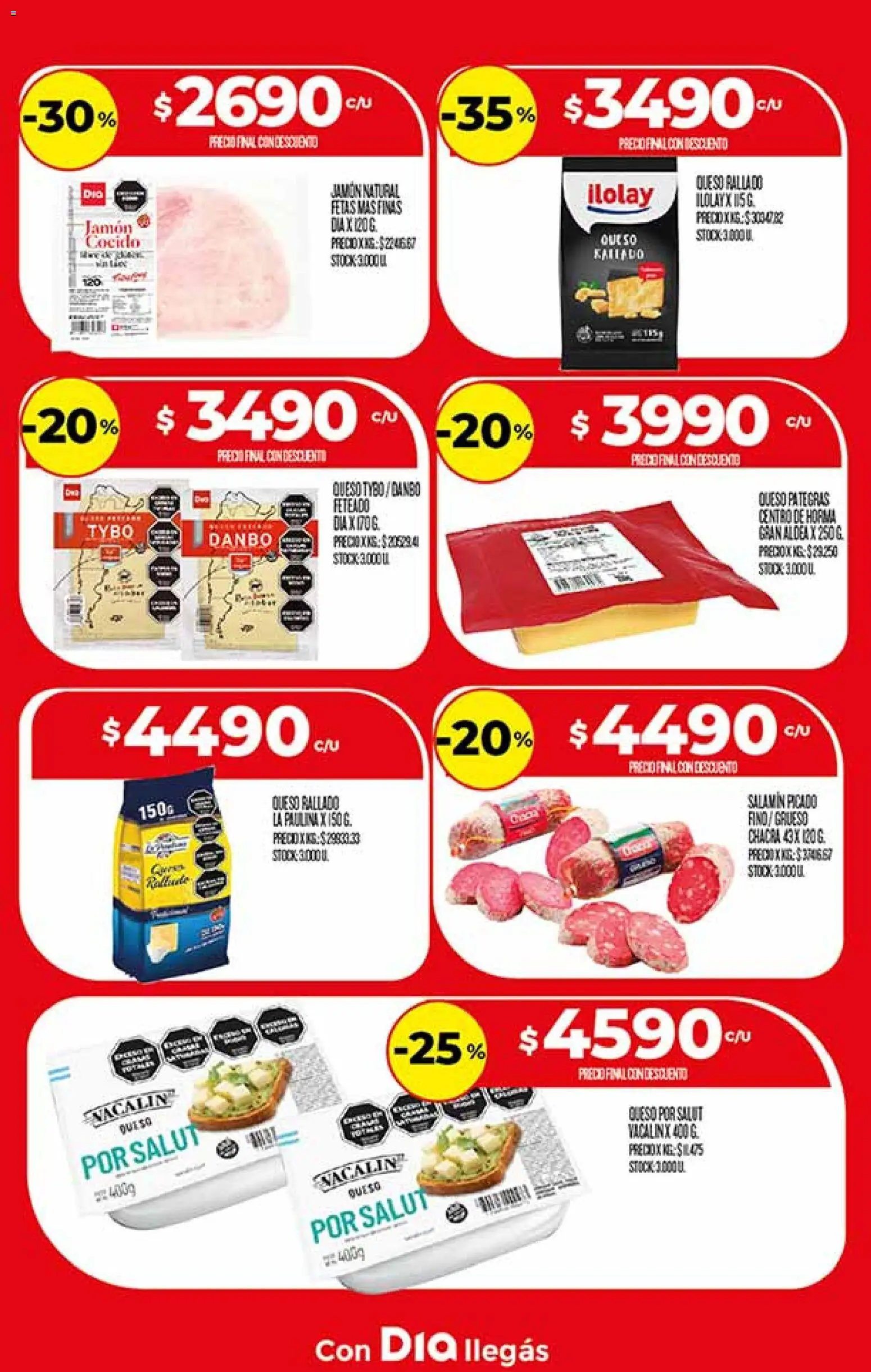 Dia - Ofertas - Salta y Jujuy │ válido desde el 10.12.2025 | Página: 11 | Productos: Queso, Jamón