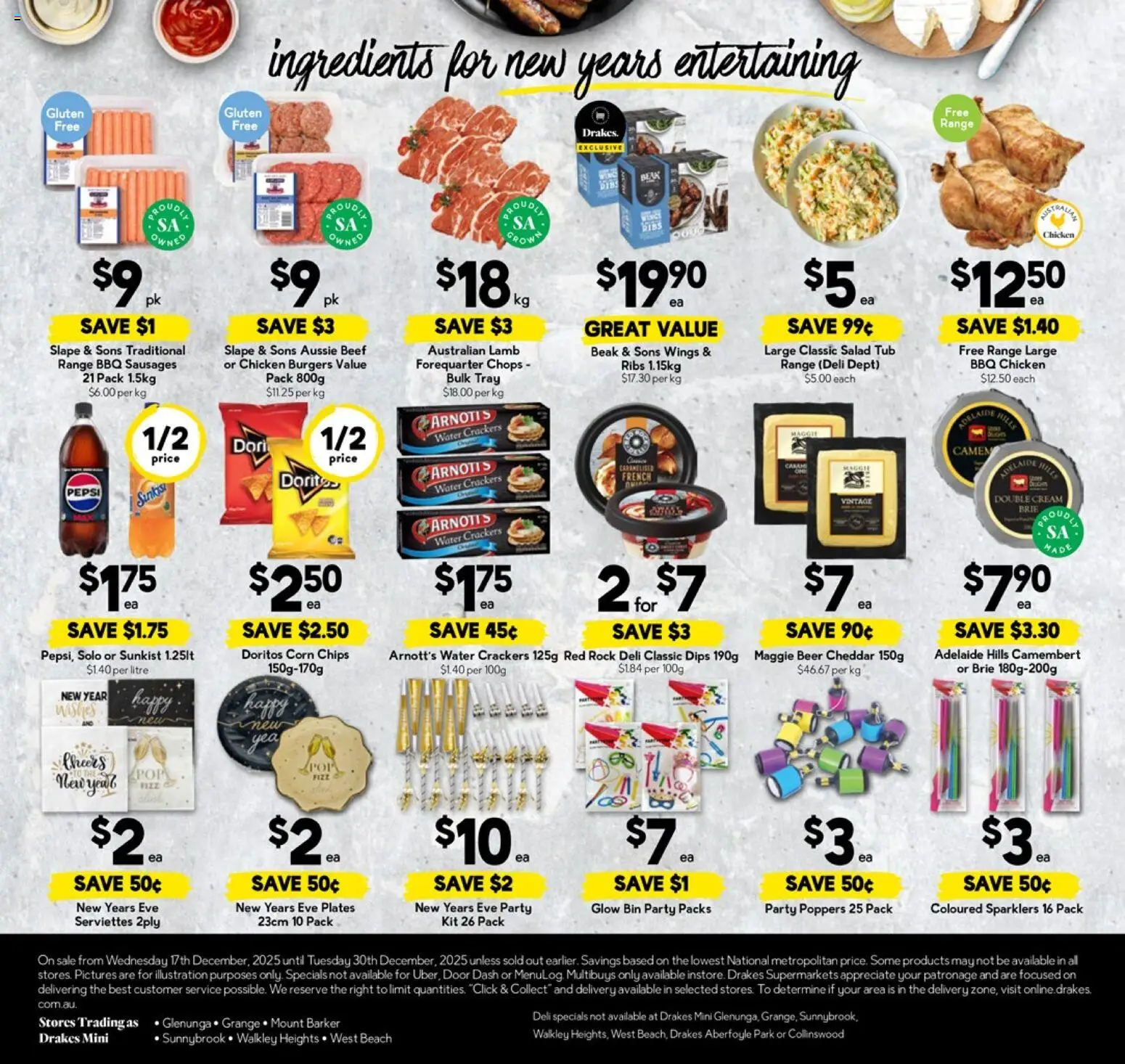 Drakes catalogue - valid from 17.12.2025 | Page: 23 | Products: Chicken, Beef, Cream, Water