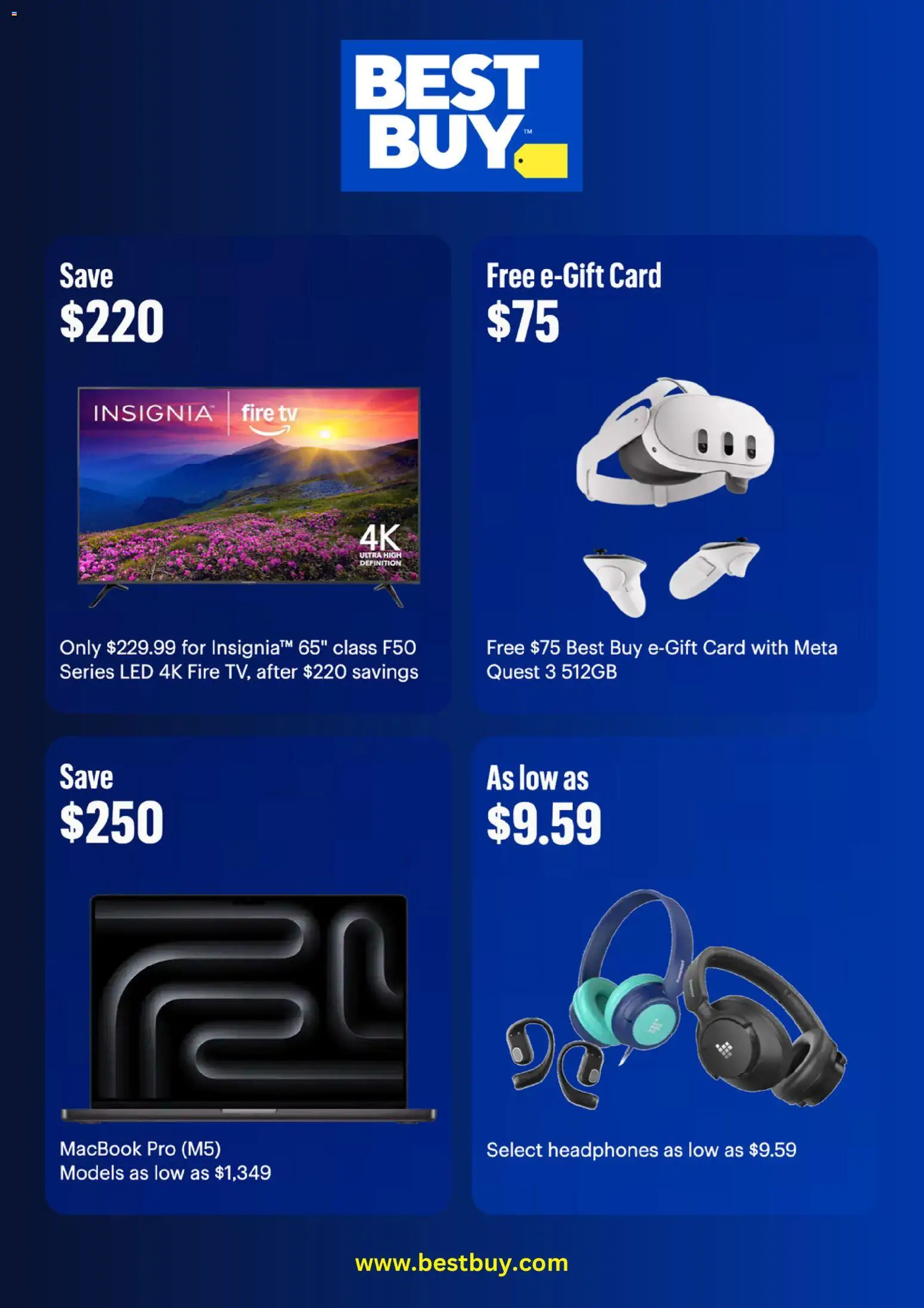 Best Buy Black Friday - valid from 28.11.2025 | Page: 5 | Products: Tv, Headphones